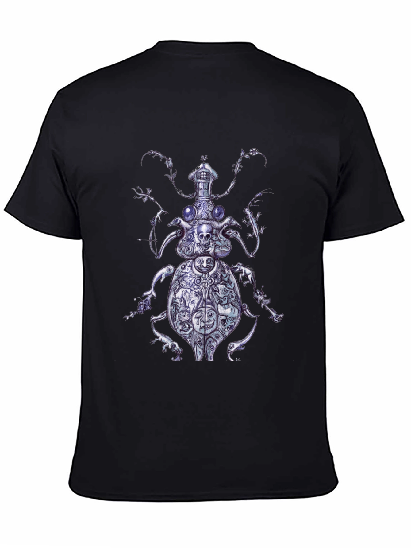 Artistic Beetle Graphic T-Shirt