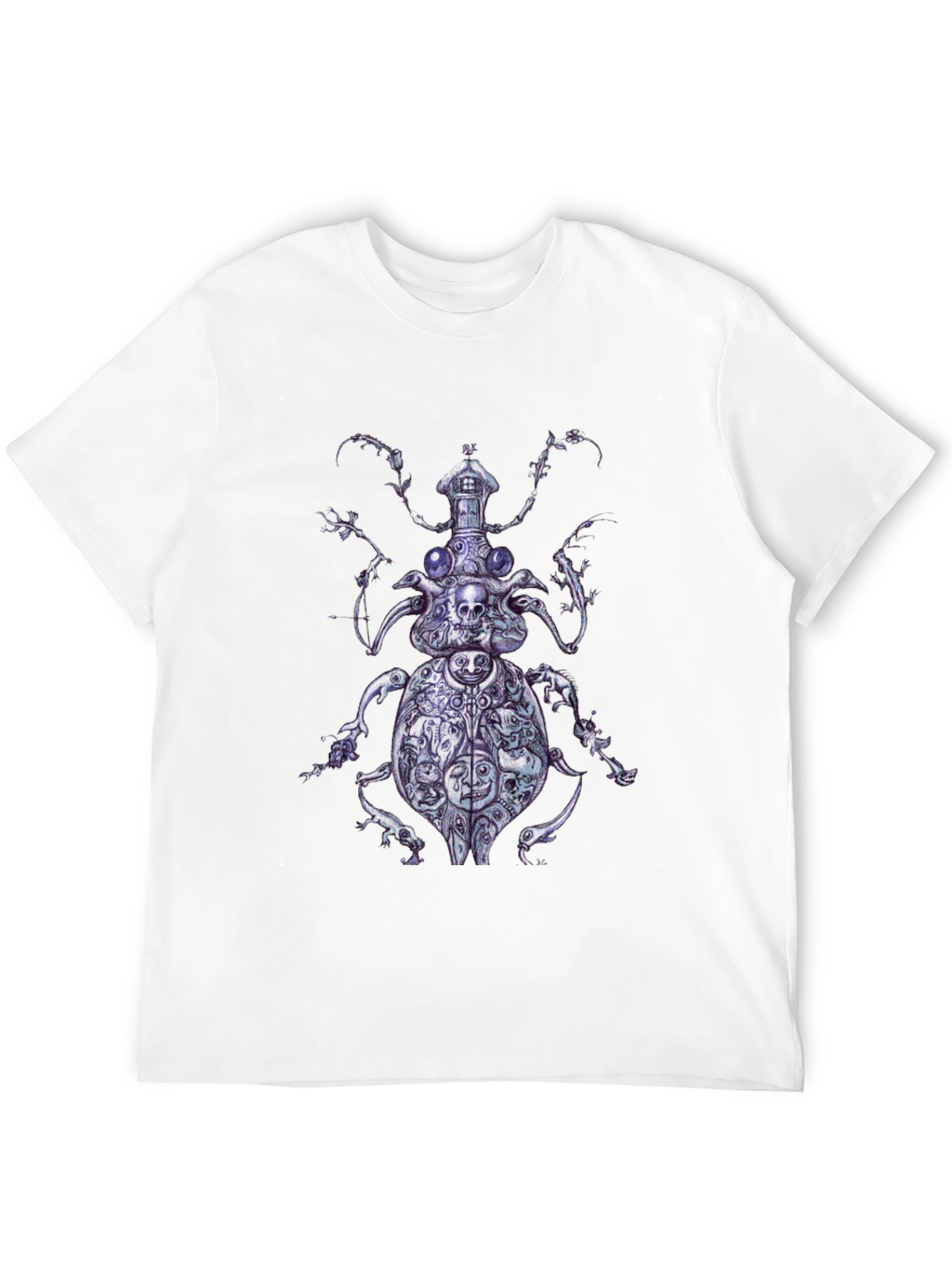 Artistic Beetle Graphic T-Shirt