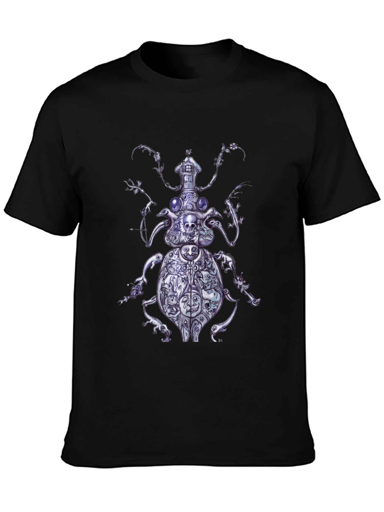Artistic Beetle Graphic T-Shirt