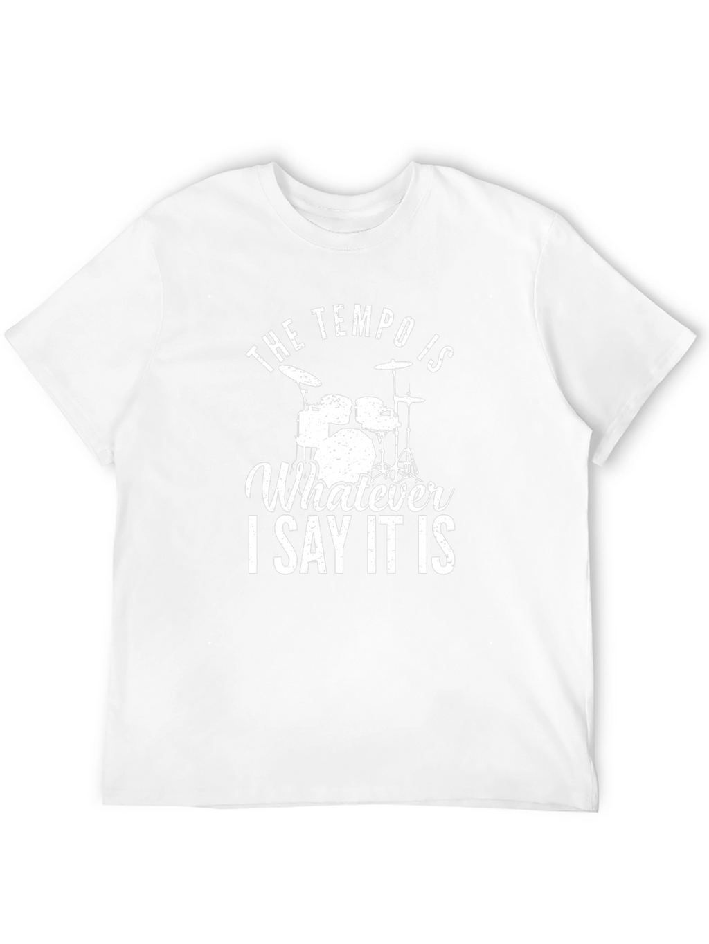 Tempo Drummer Black Graphic Tee