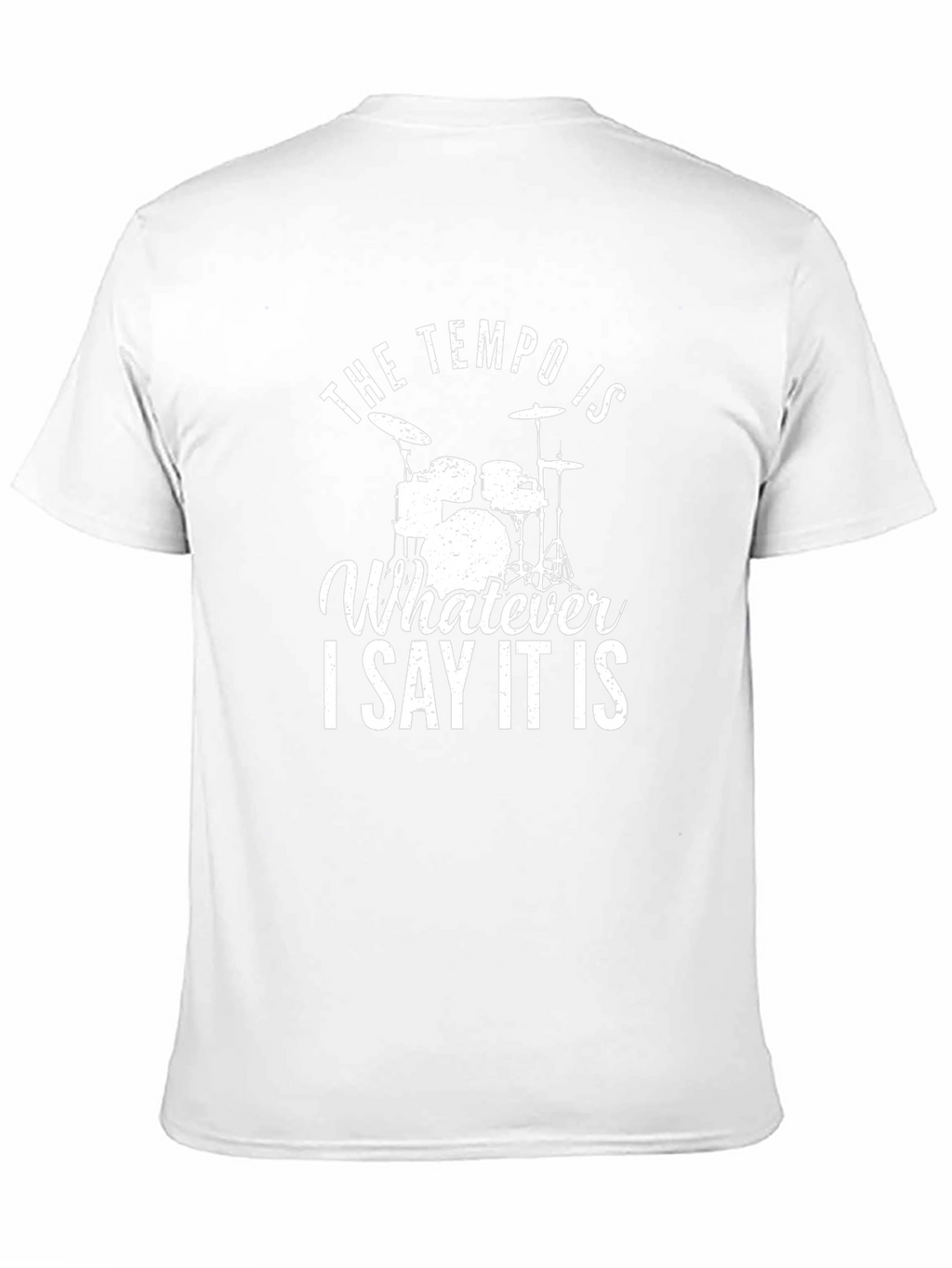 Tempo Drummer Black Graphic Tee