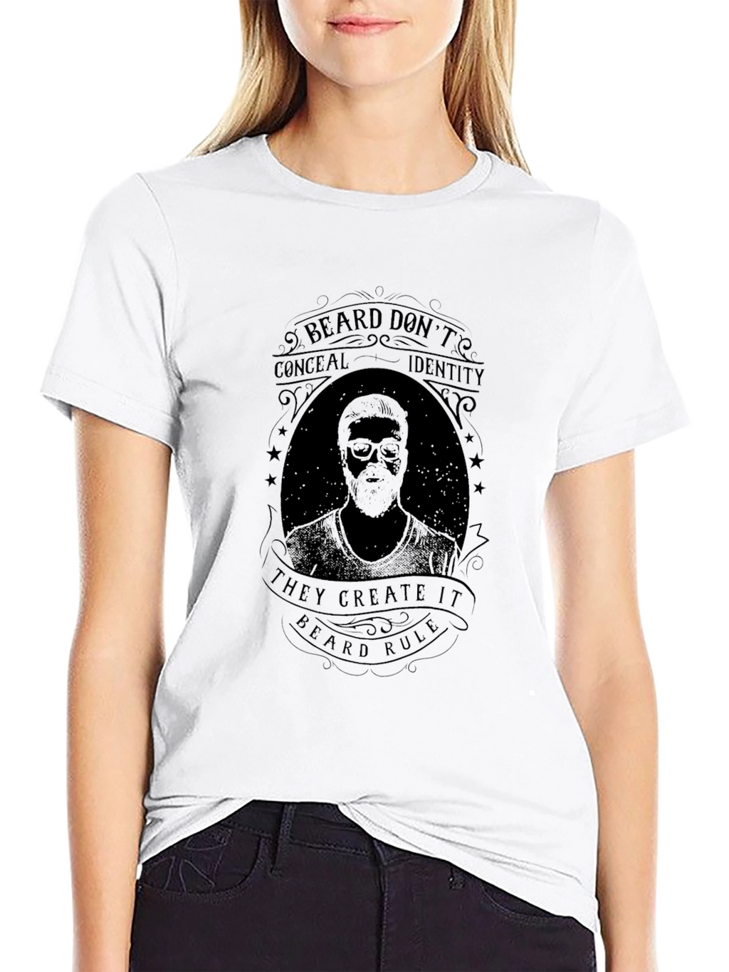 Beard Rule Graphic Tee - Black