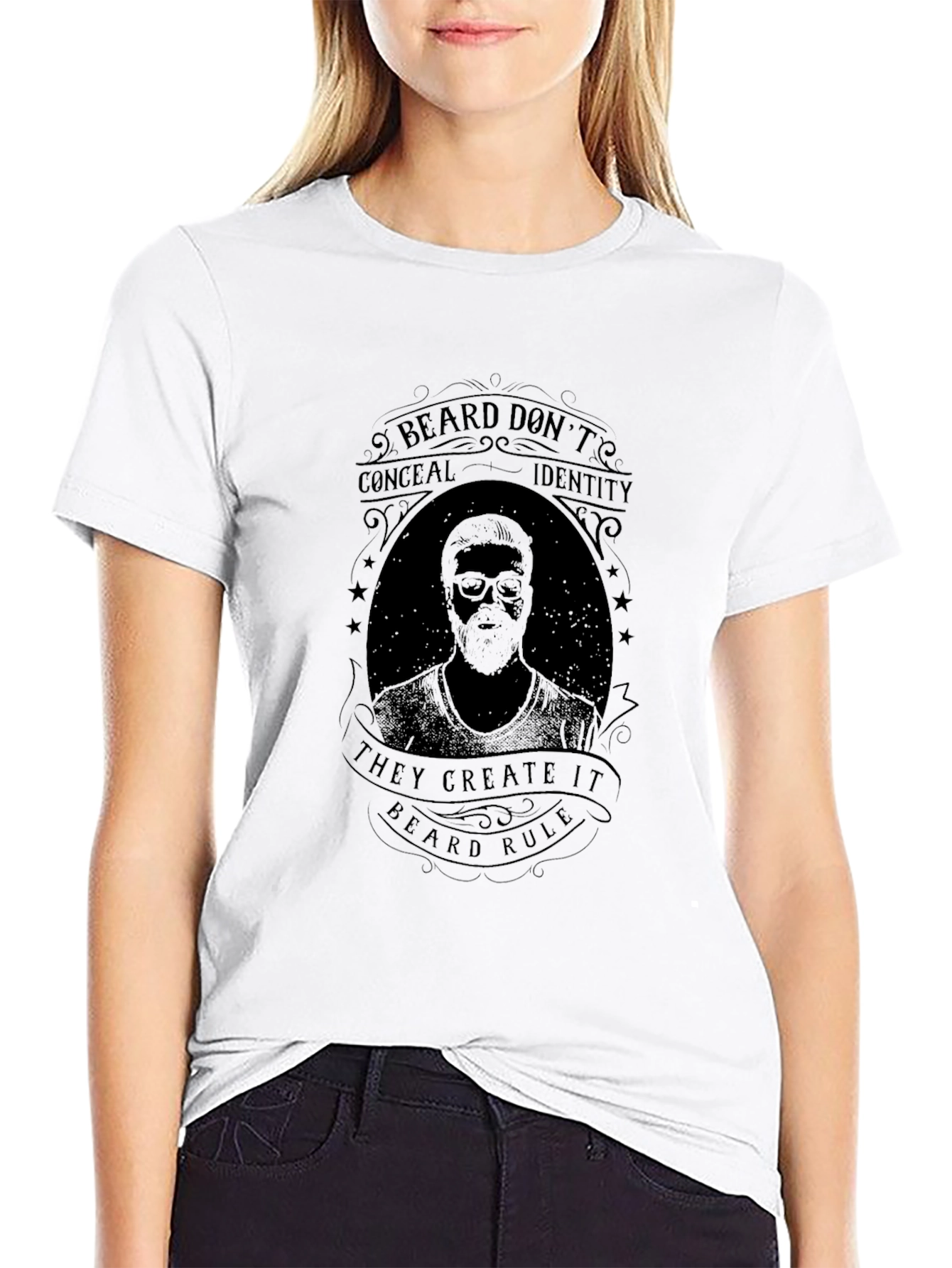 Beard Rule Graphic Tee - Black