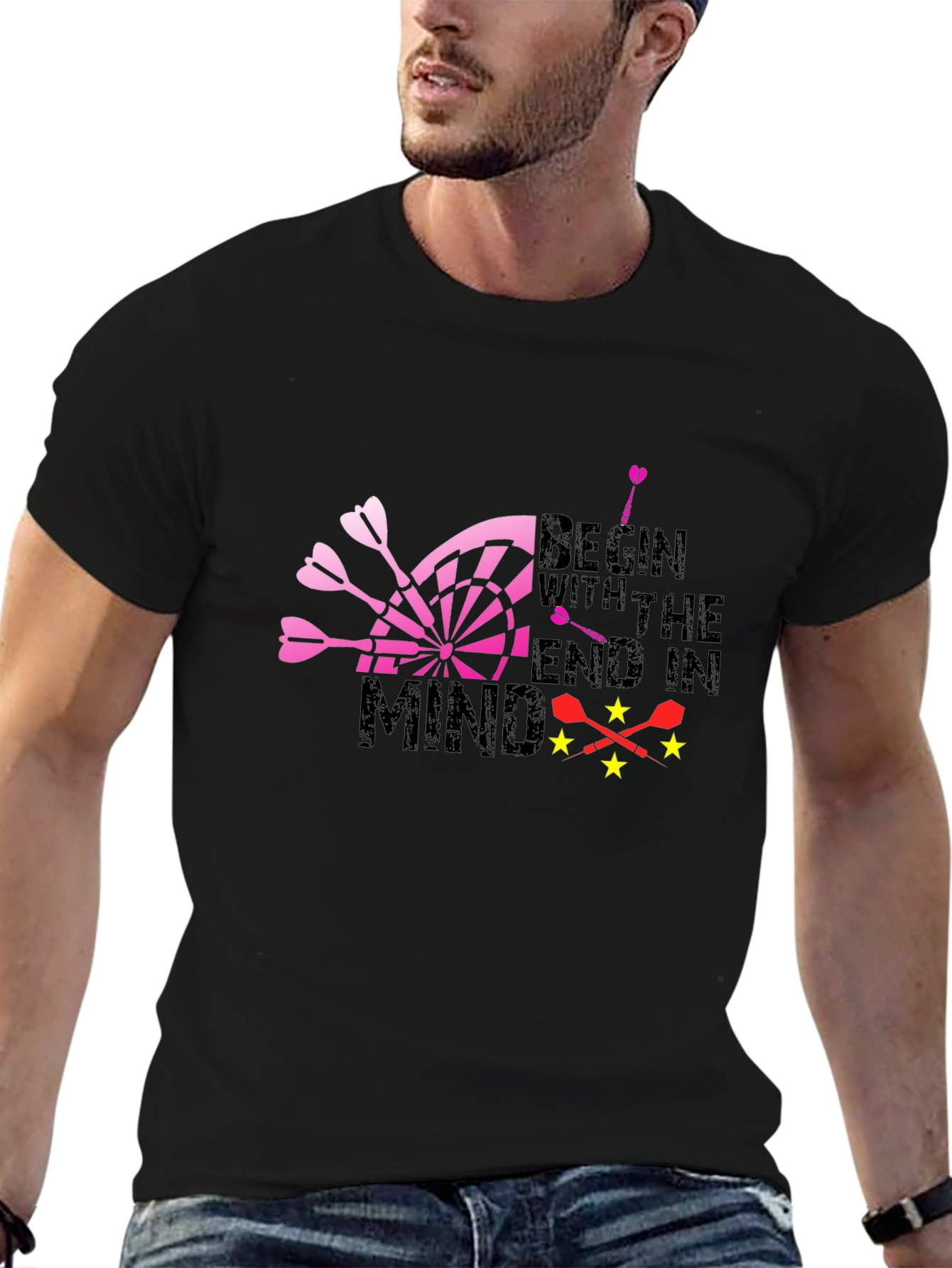 Begin with the End in Mind Dart T-Shirt
