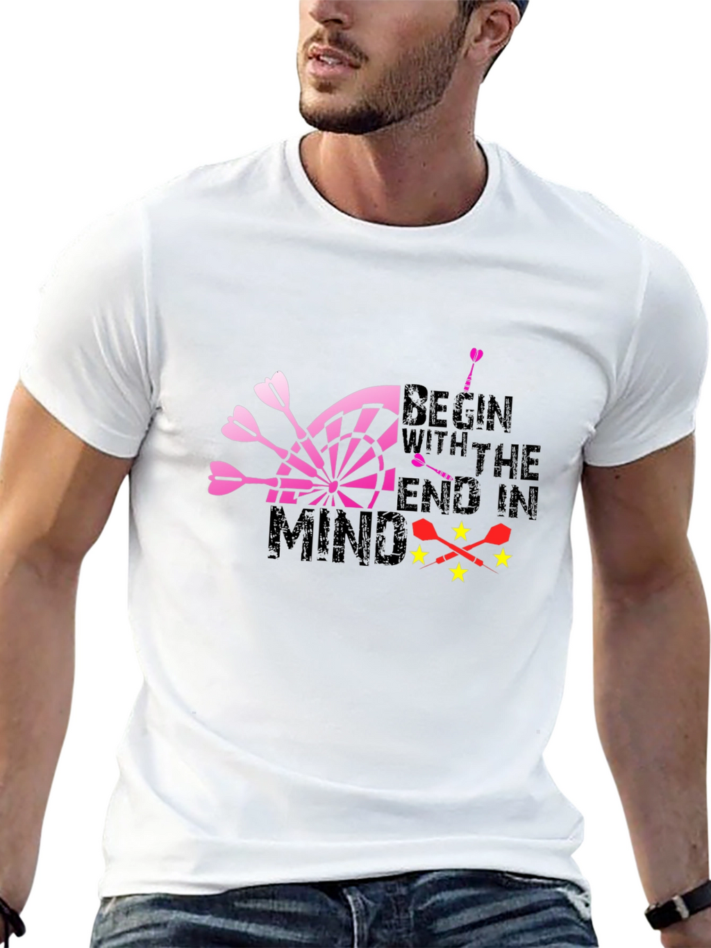 Begin with the End in Mind Dart T-Shirt
