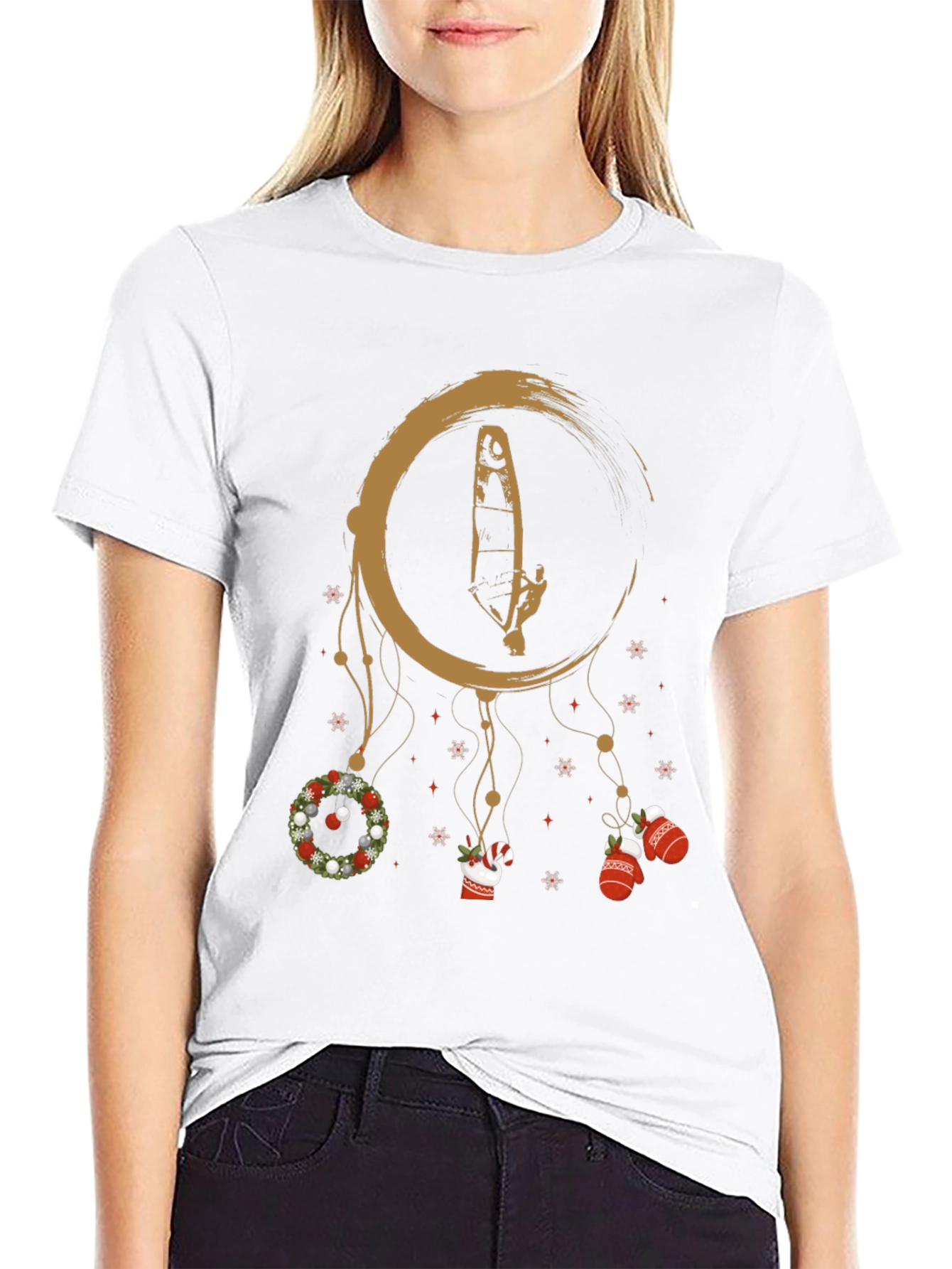 Holiday Windsurfer Dreamcatcher Graphic Tee