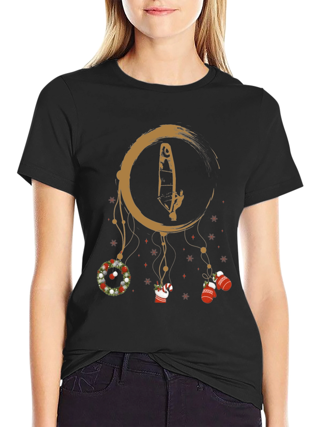 Holiday Windsurfer Dreamcatcher Graphic Tee