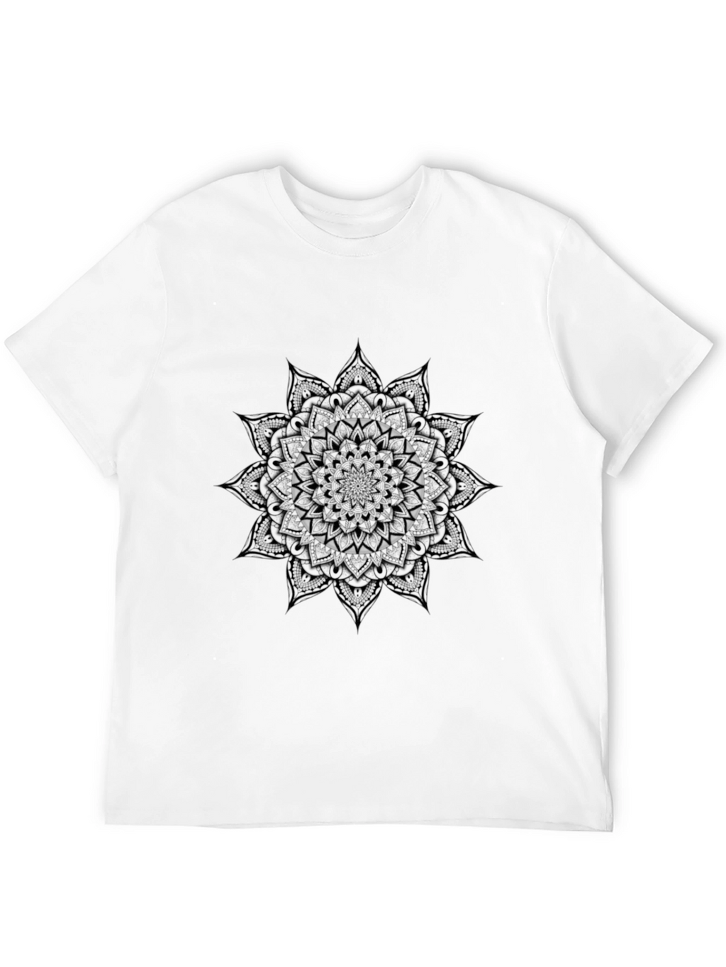Mandala Graphic Black T-Shirt - Unisex