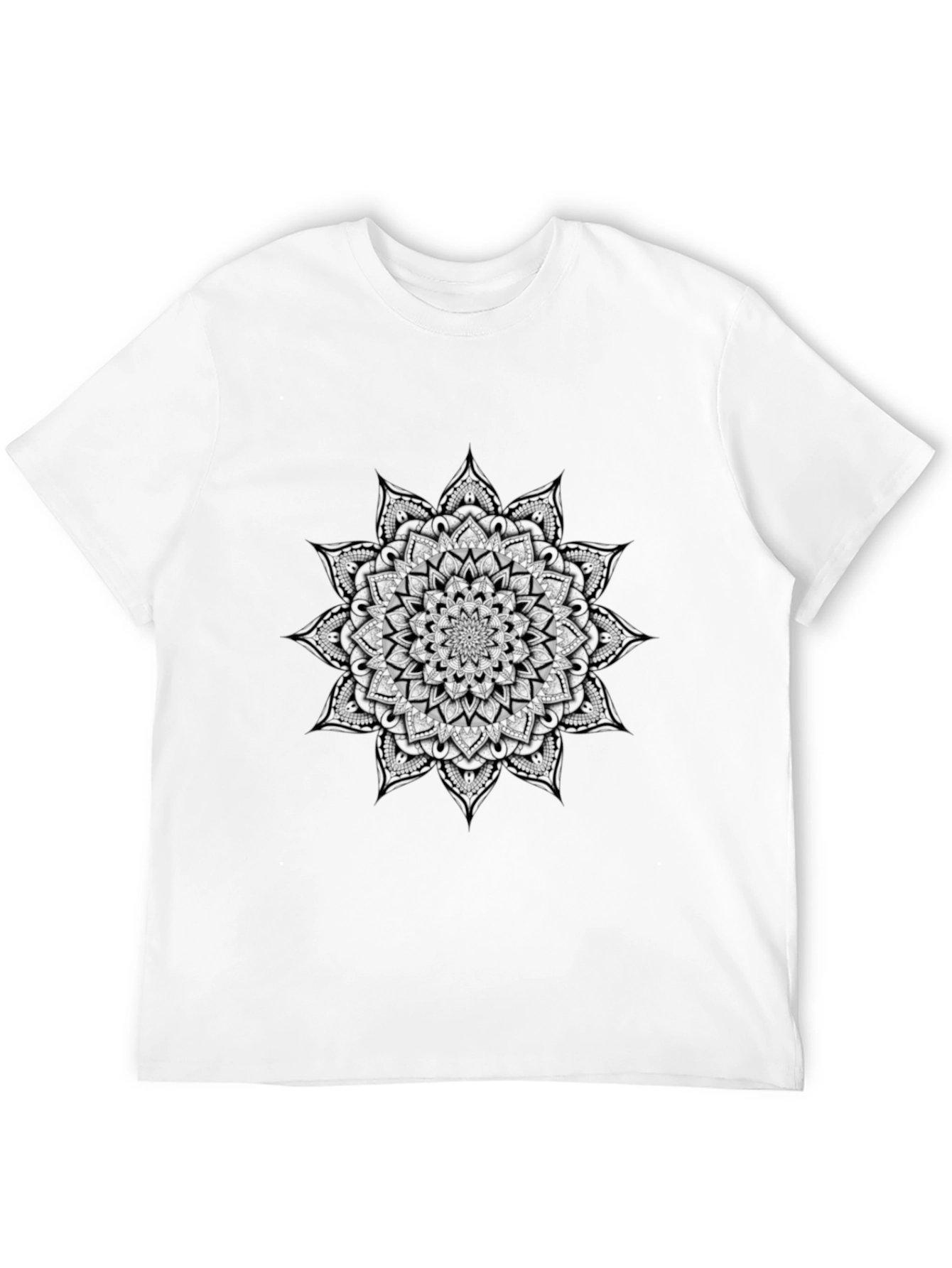 Mandala Graphic Black T-Shirt - Unisex