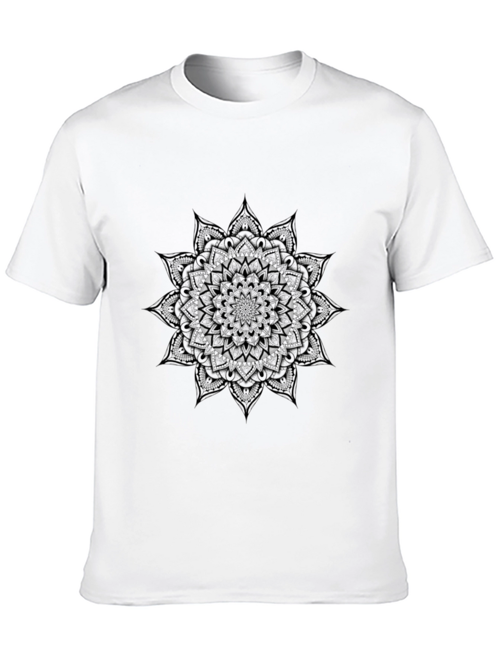 Mandala Graphic Black T-Shirt - Unisex