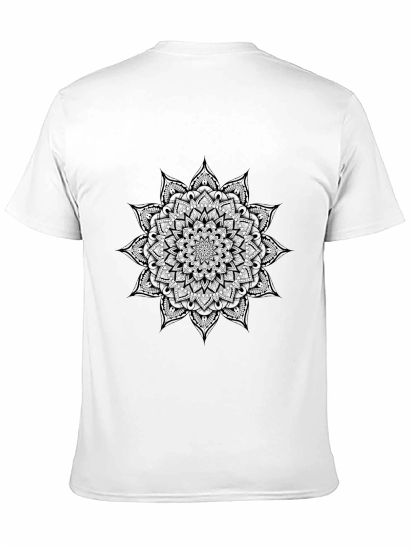 Mandala Graphic Black T-Shirt - Unisex
