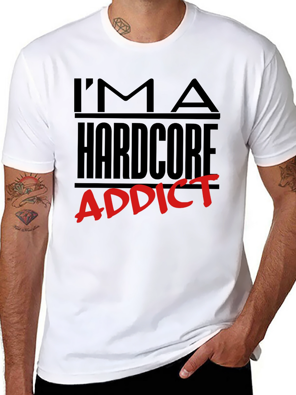 Hardcore Addict Graphic Tee