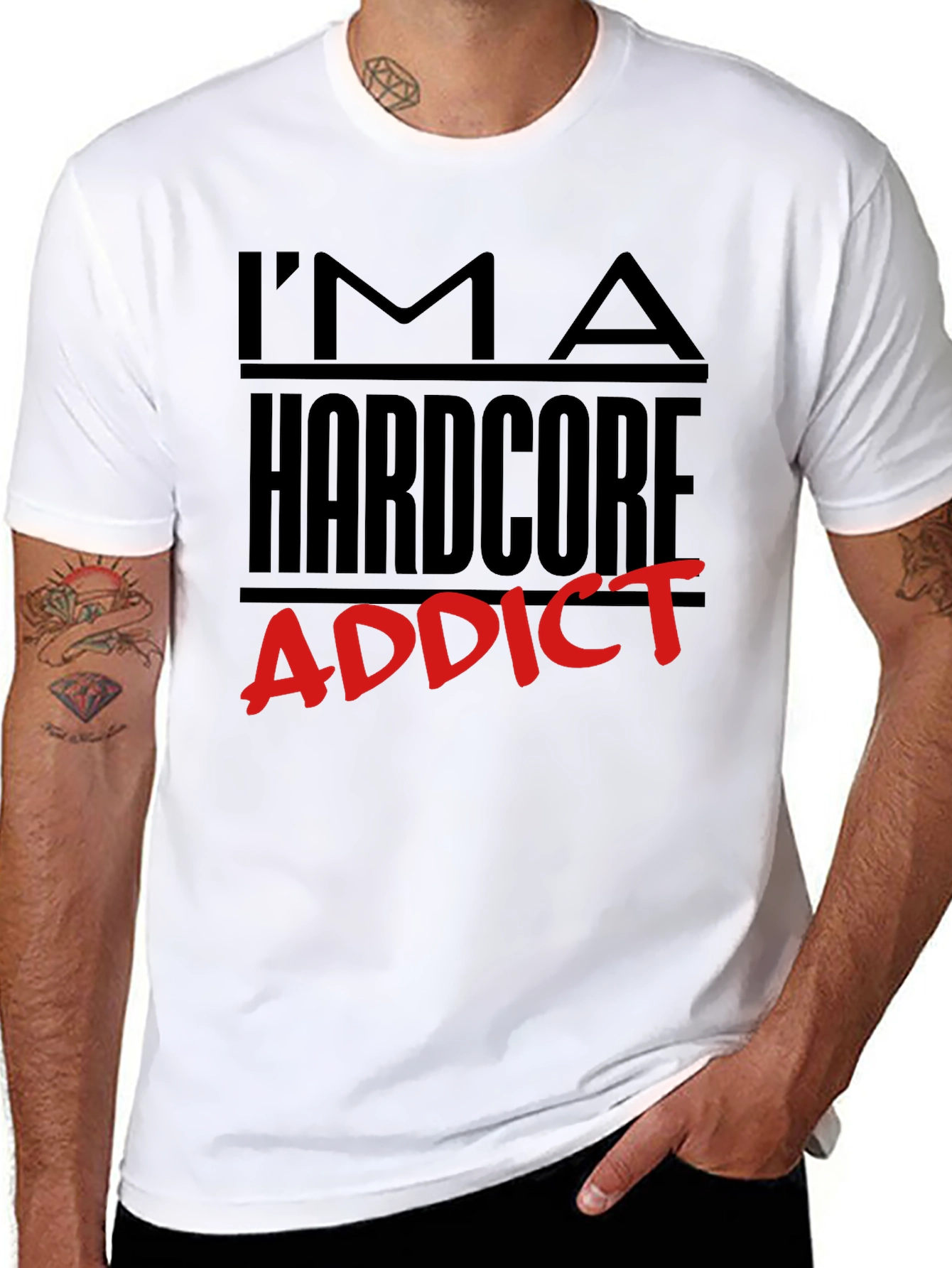 Hardcore Addict Graphic Tee