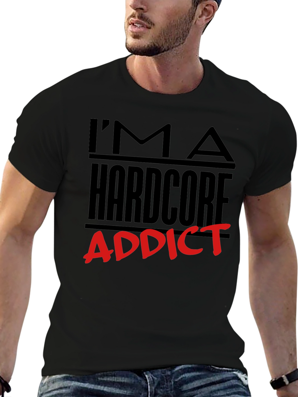 Hardcore Addict Graphic Tee