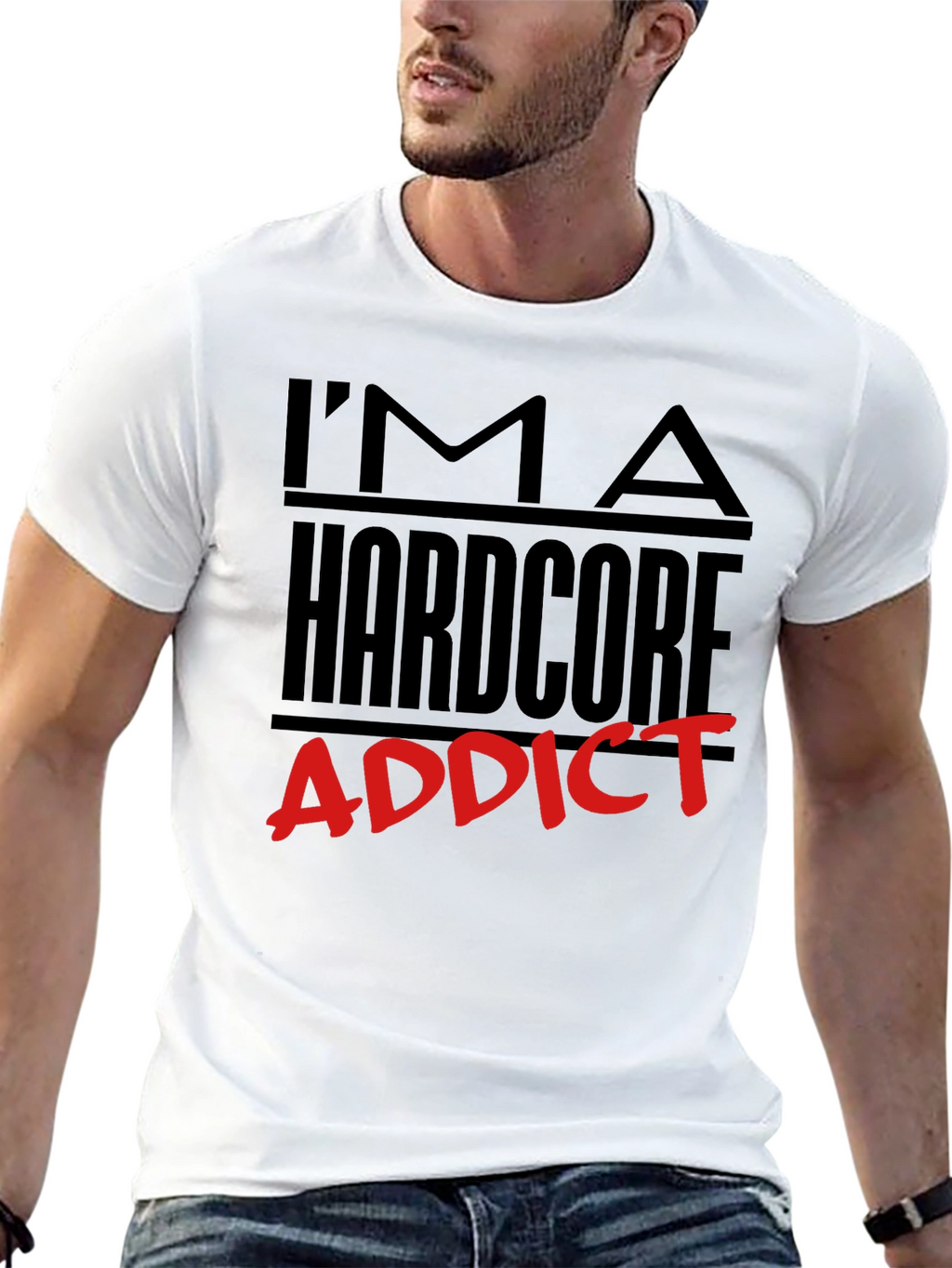 Hardcore Addict Graphic Tee