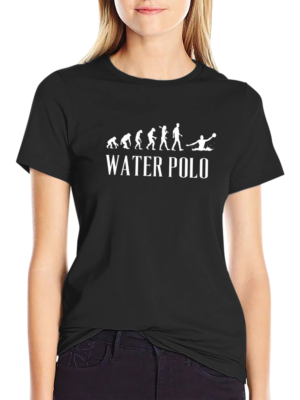 Water Polo Evolution Black T-Shirt