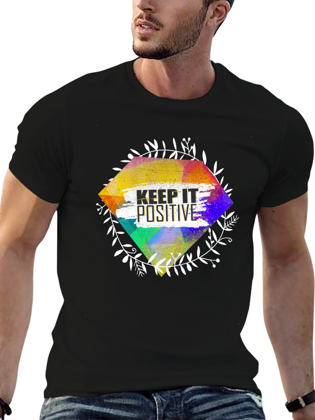Keep It Positive Graphic Tee - Stylish Casual Wear