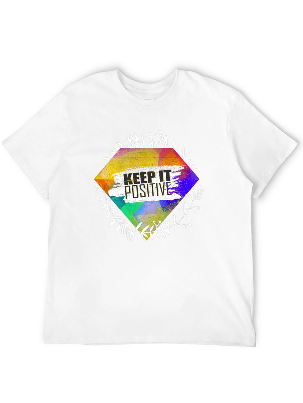 Keep It Positive Graphic Tee - Stylish Casual Wear