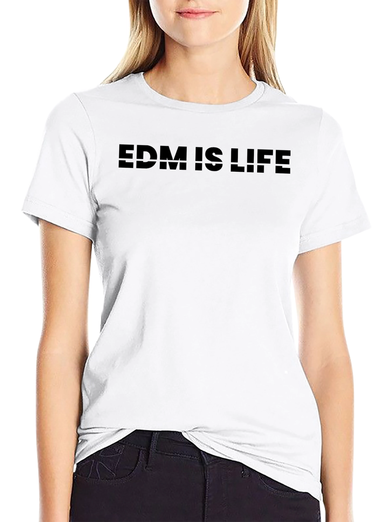 EDM is Life - Black Graphic Tee