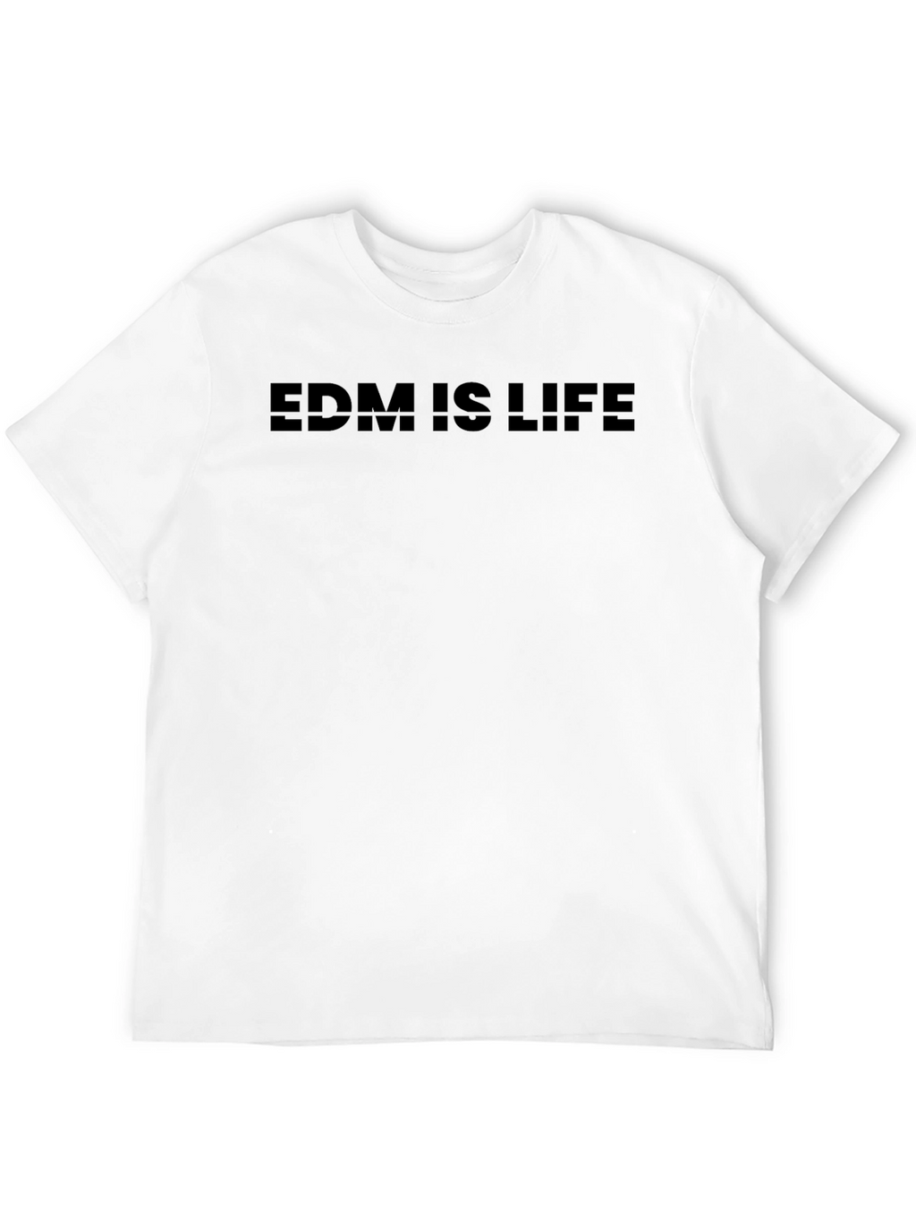 EDM is Life - Black Graphic Tee