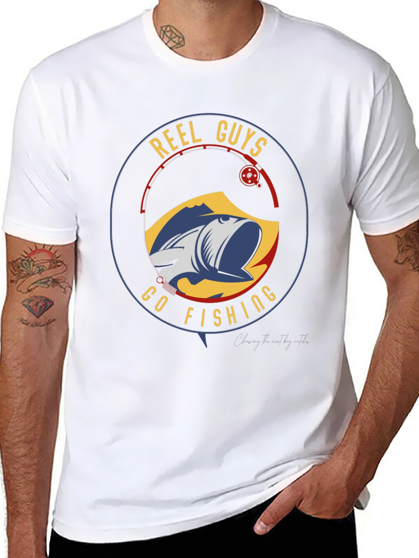 Reel Guys Go Fishing Graphic T-Shirt