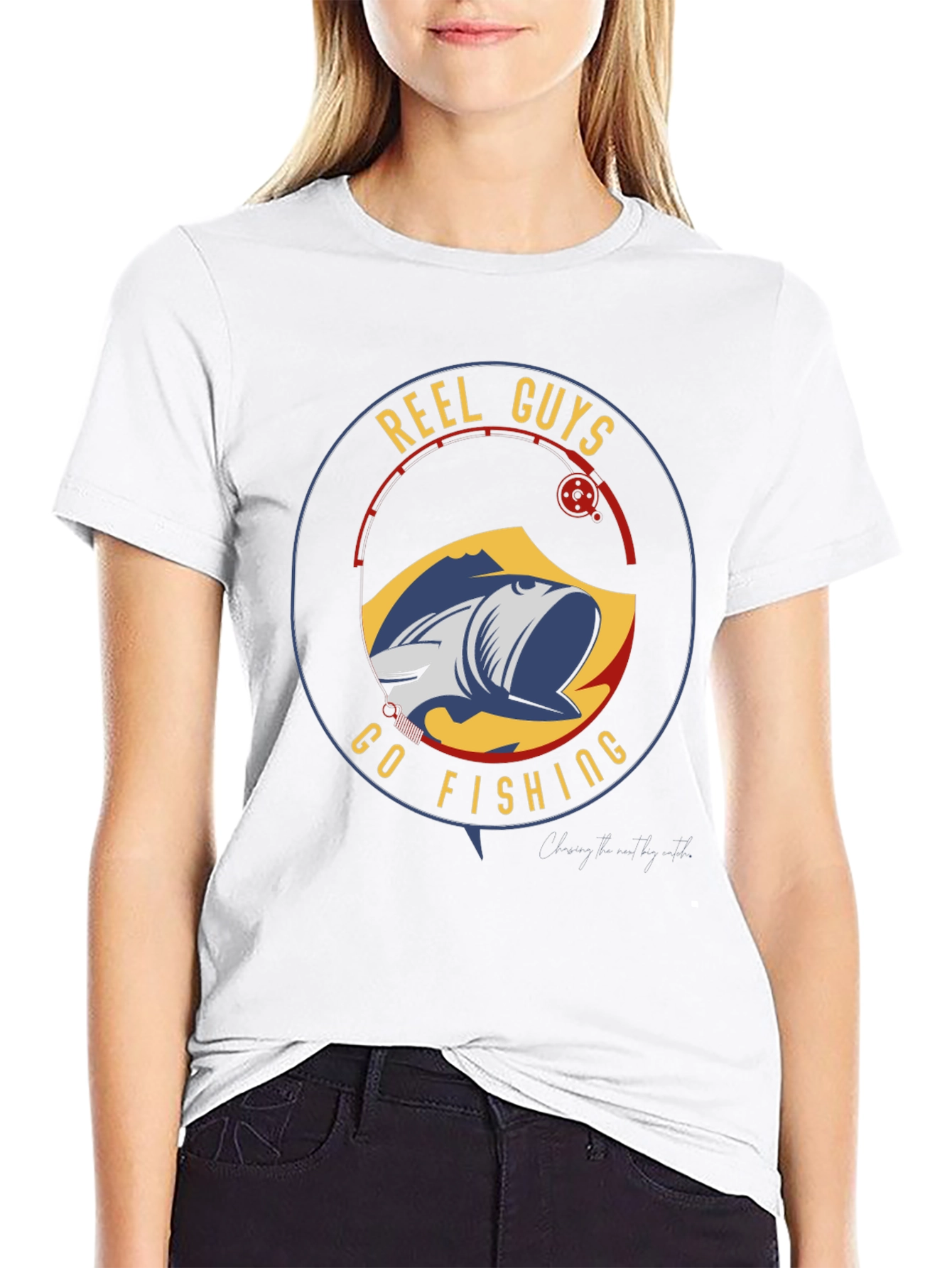 Reel Guys Go Fishing Graphic T-Shirt
