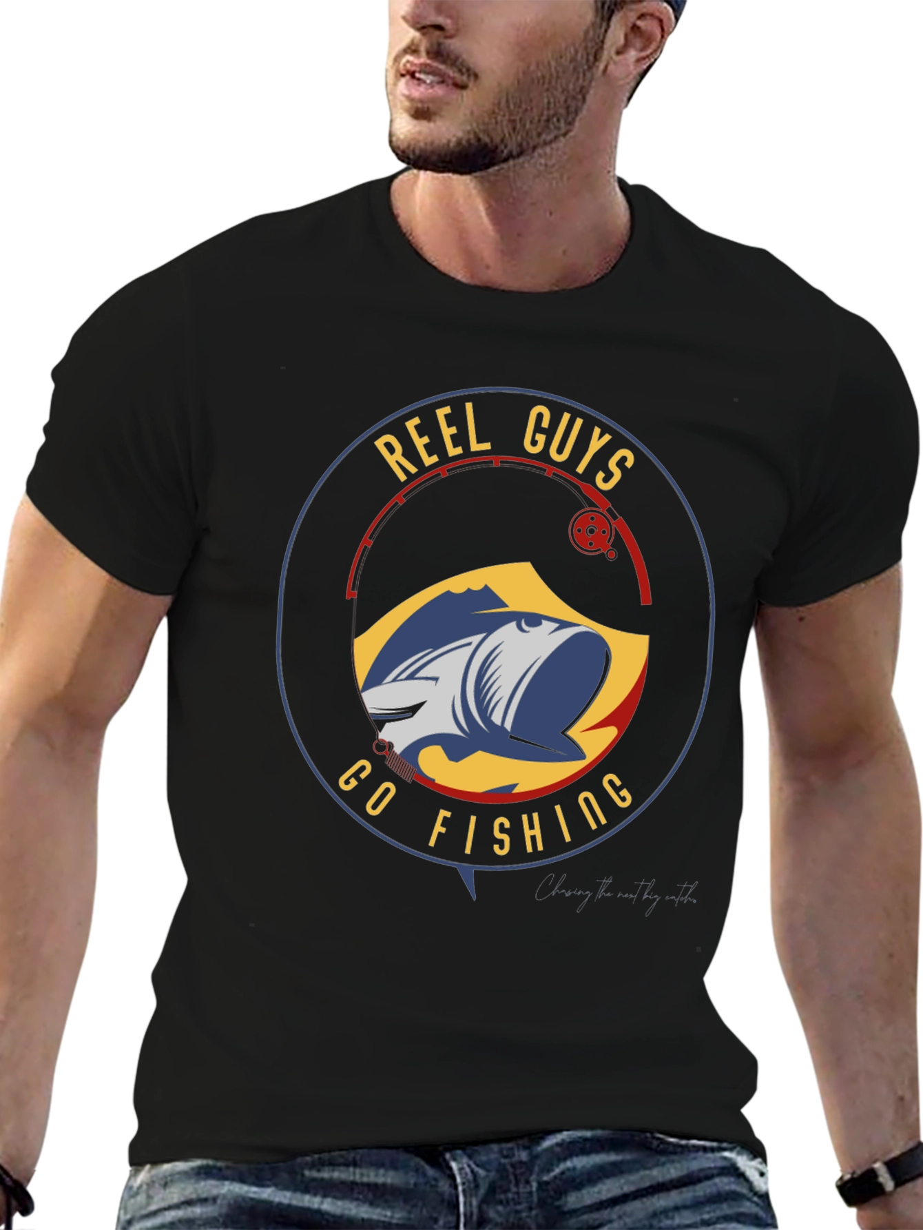Reel Guys Go Fishing Graphic T-Shirt