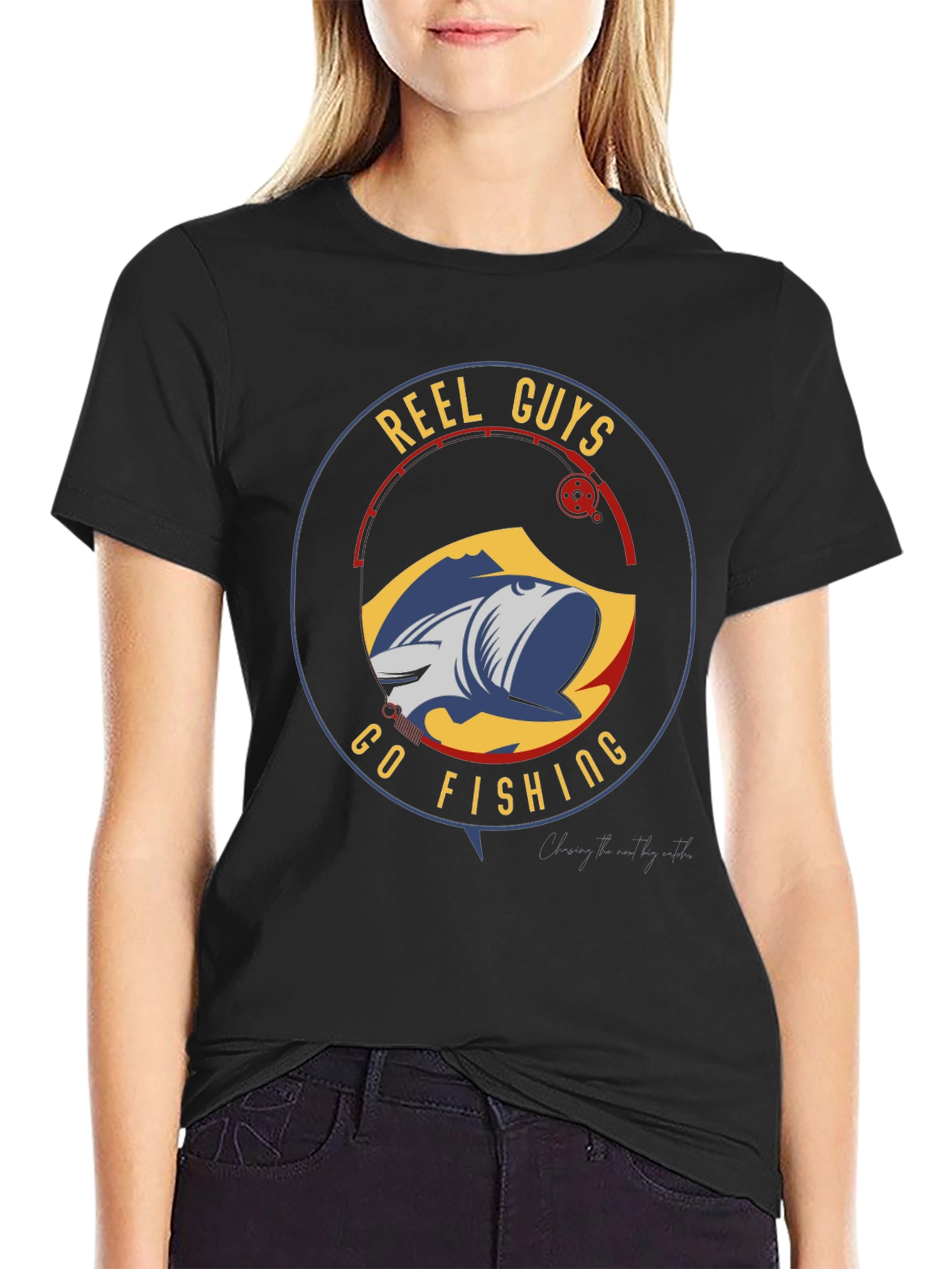 Reel Guys Go Fishing Graphic T-Shirt