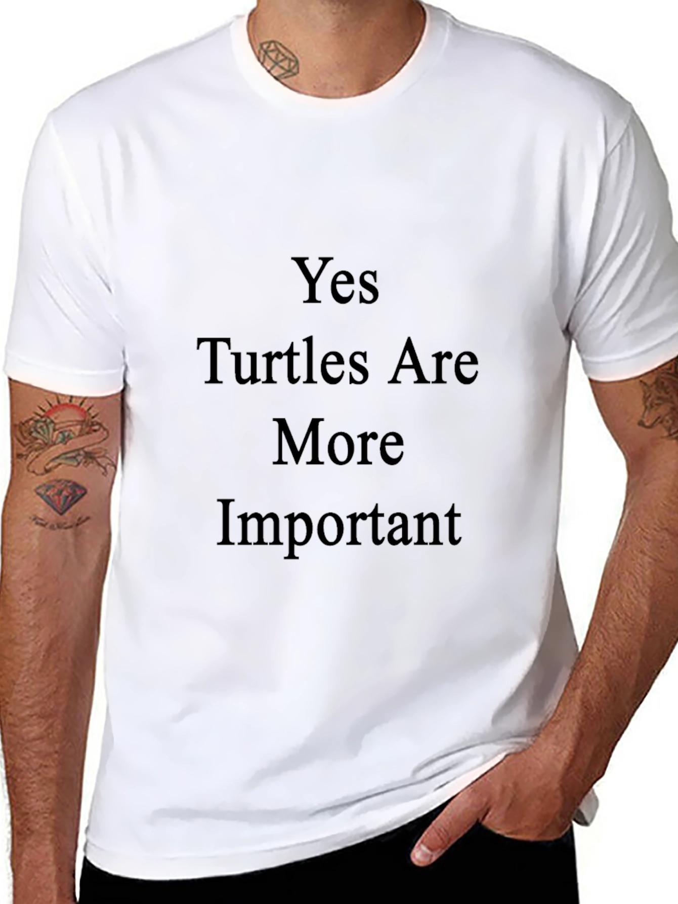 Yes Turtles Are More Important T-Shirt