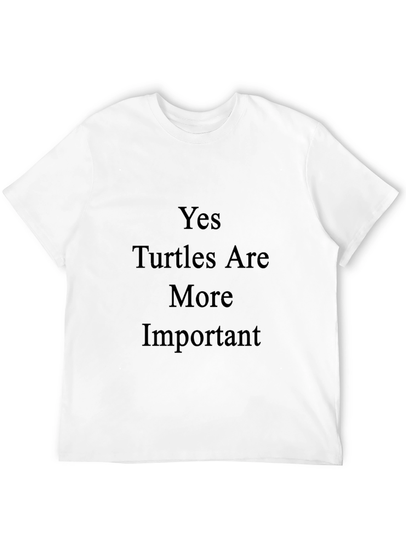 Yes Turtles Are More Important T-Shirt
