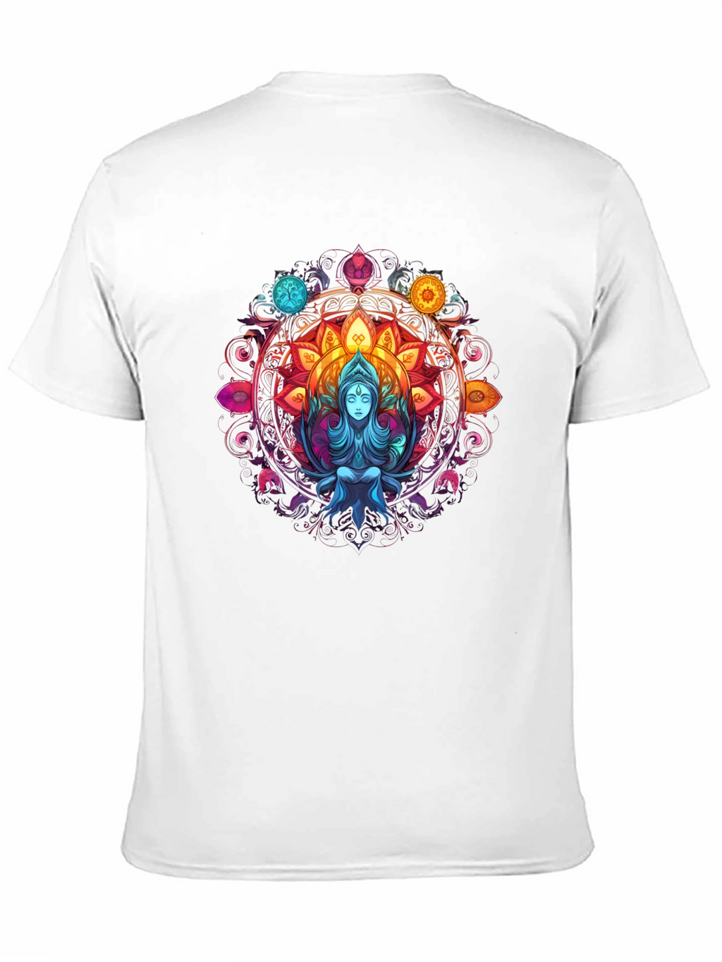 Mystic Mandala Graphic Tee - Spiritual Design