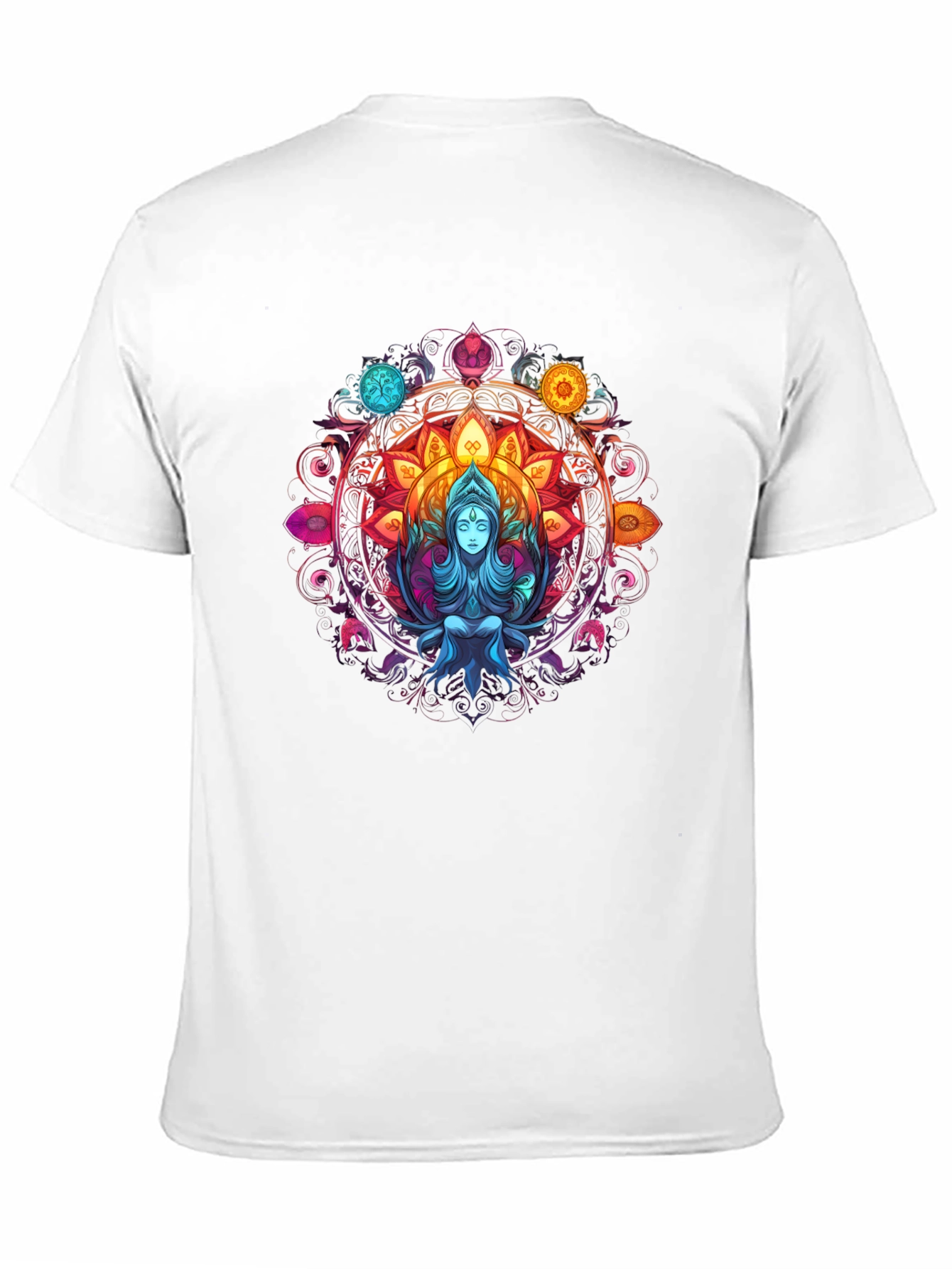 Mystic Mandala Graphic Tee - Spiritual Design