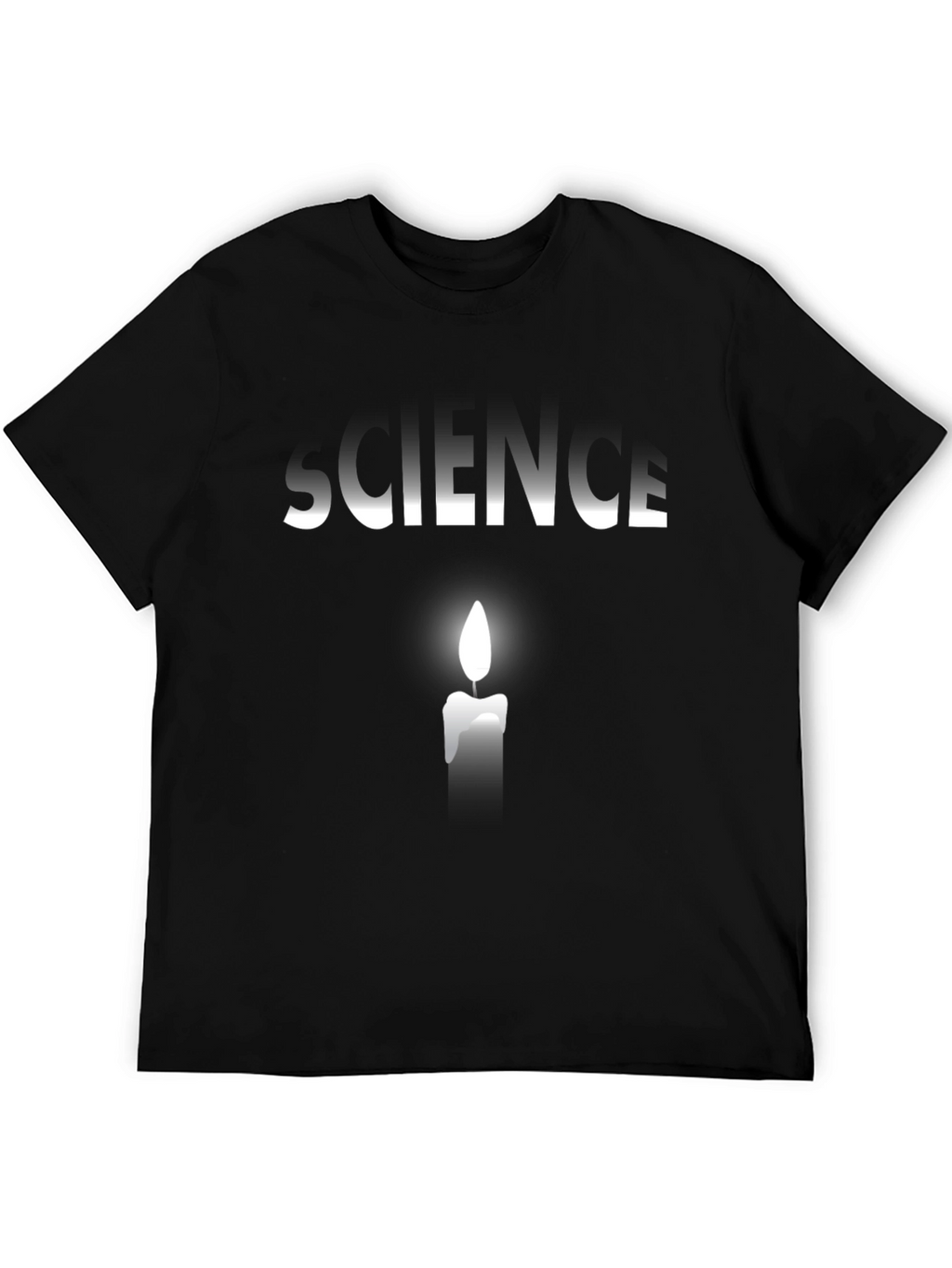 Science Candle T-Shirt - Light Up Your Mind!