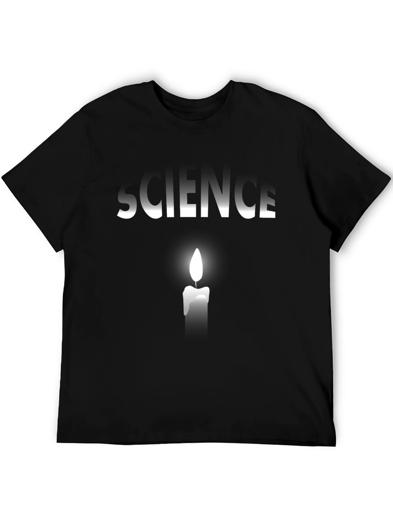 Science Candle T-Shirt - Light Up Your Mind!