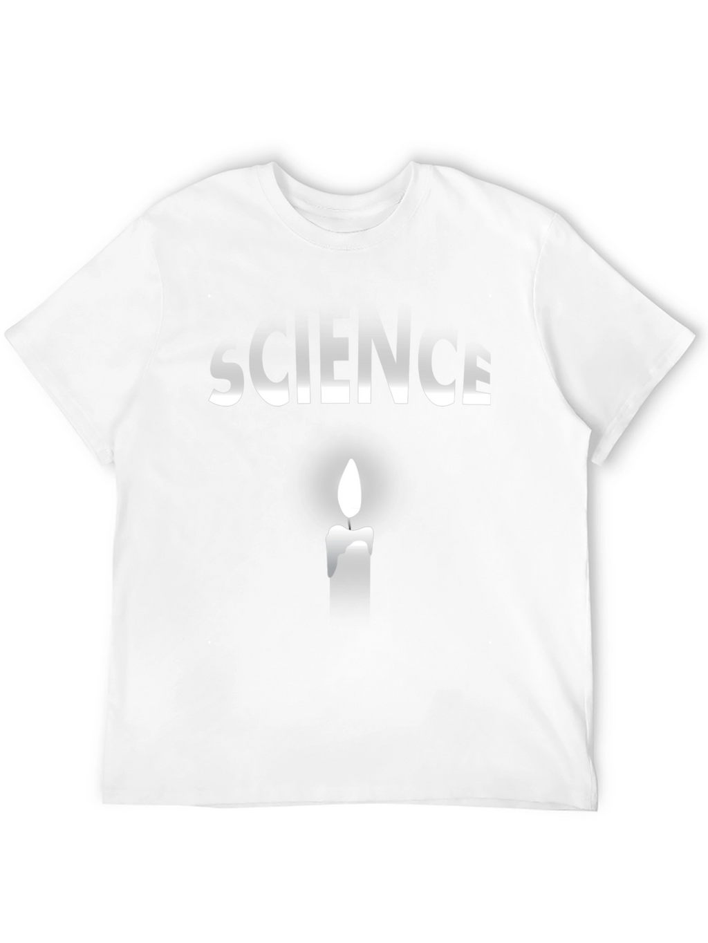 Science Candle T-Shirt - Light Up Your Mind!