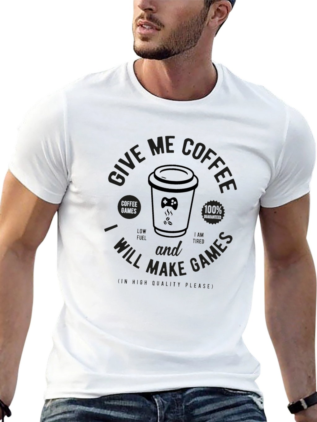 Give Me Coffee and I Will Make Games T-Shirt