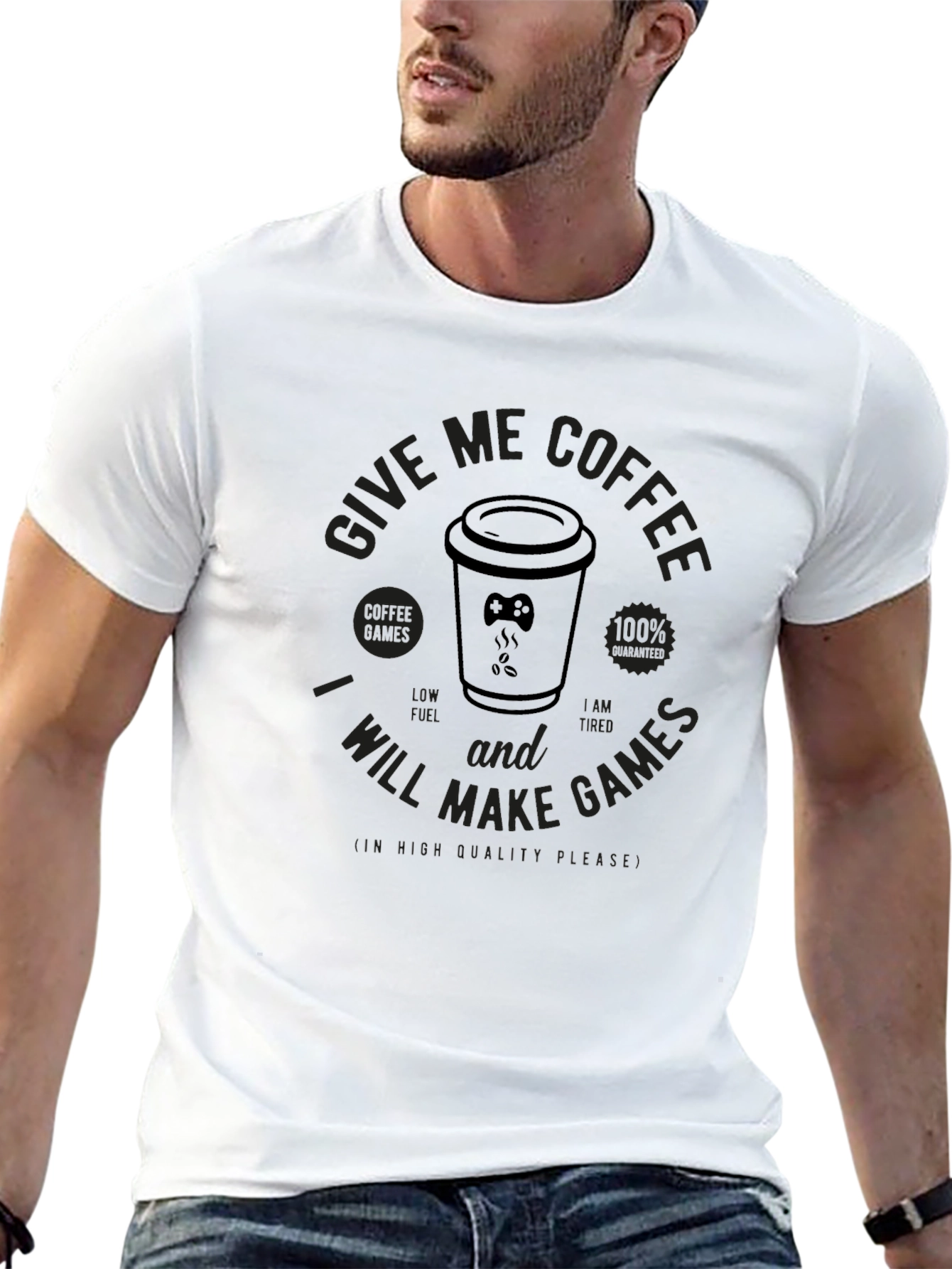 Give Me Coffee and I Will Make Games T-Shirt