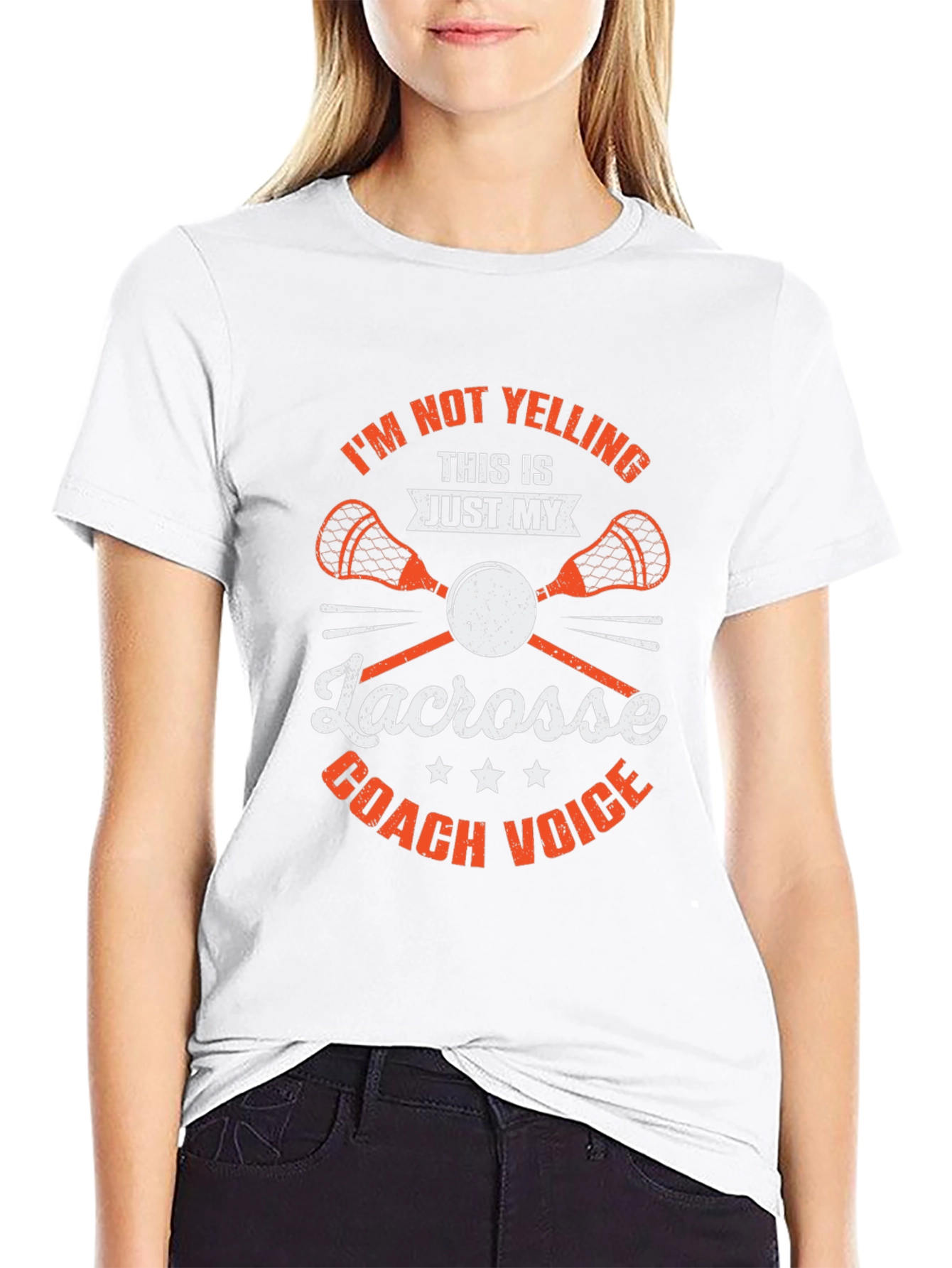 Lacrosse Coach T-Shirt - Funny Coach Voice Tee