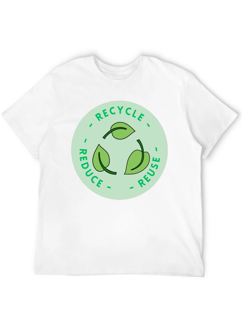 Eco-Friendly Recycle Reduce Reuse Graphic Tee