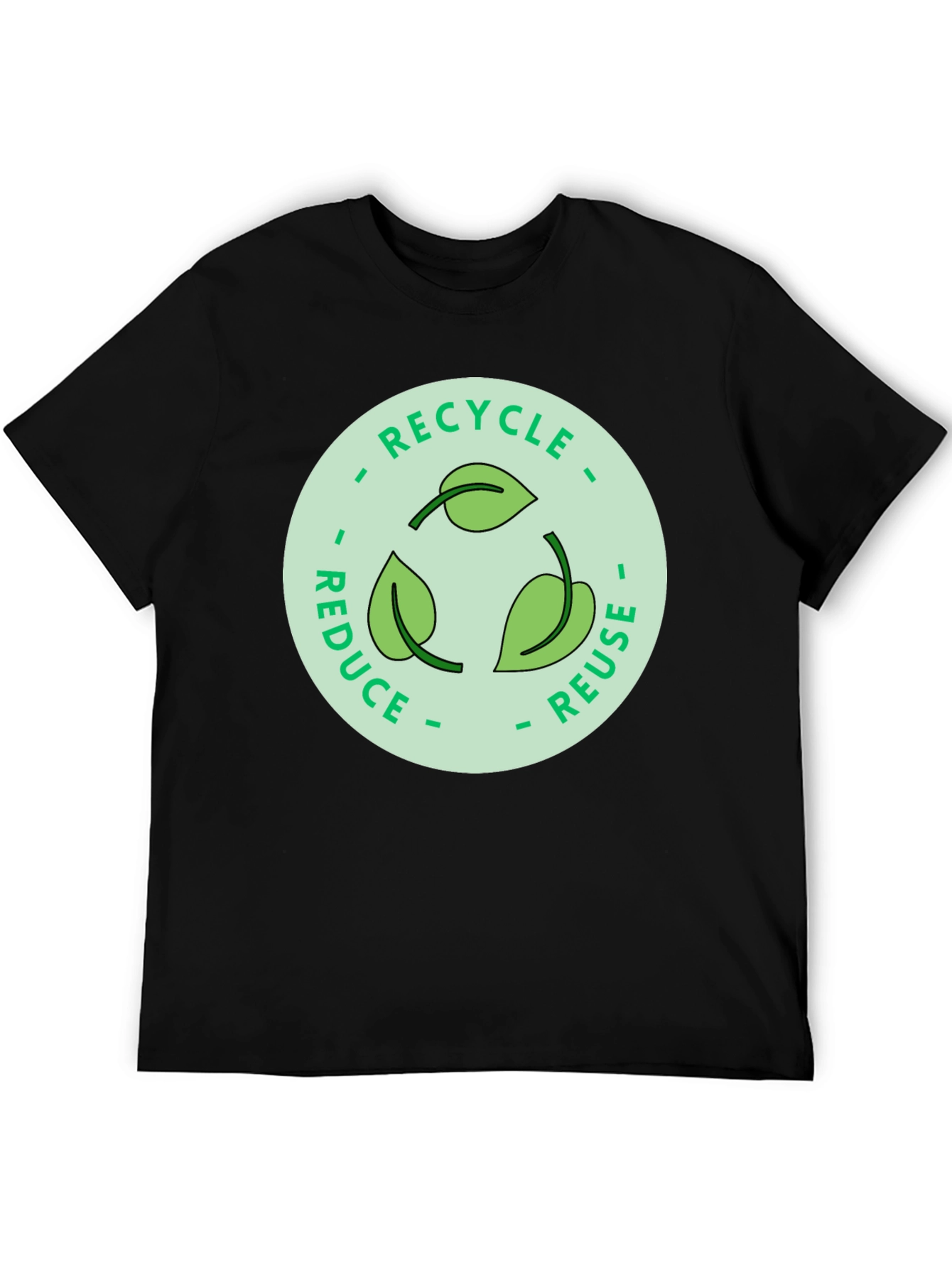 Eco-Friendly Recycle Reduce Reuse Graphic Tee