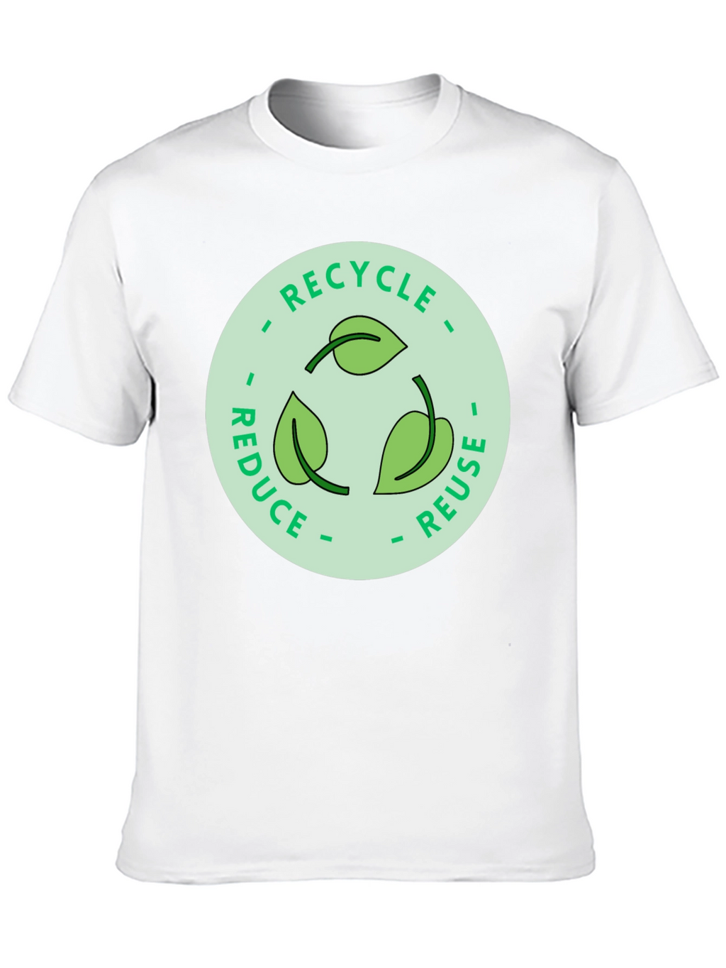 Eco-Friendly Recycle Reduce Reuse Graphic Tee