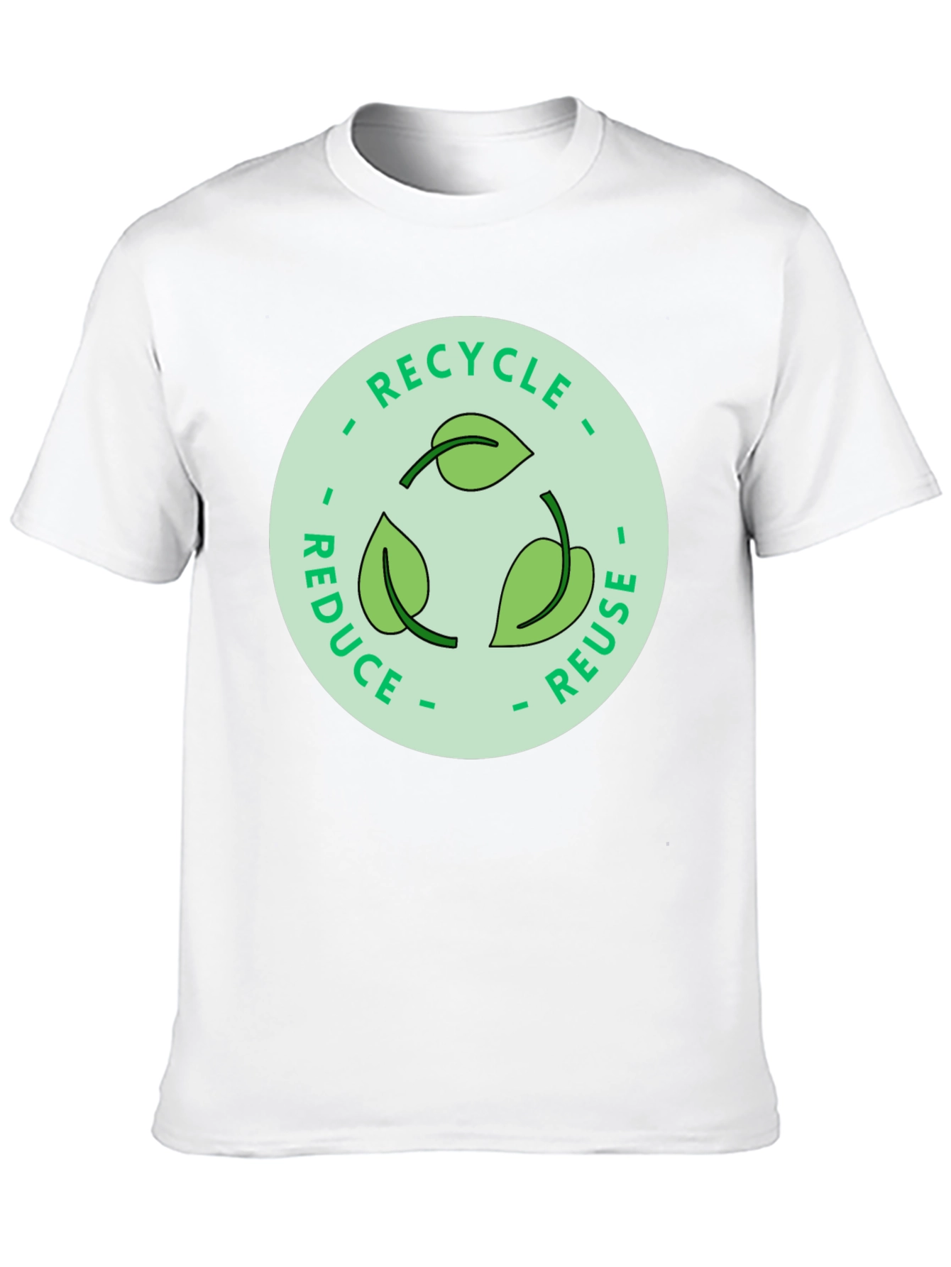 Eco-Friendly Recycle Reduce Reuse Graphic Tee