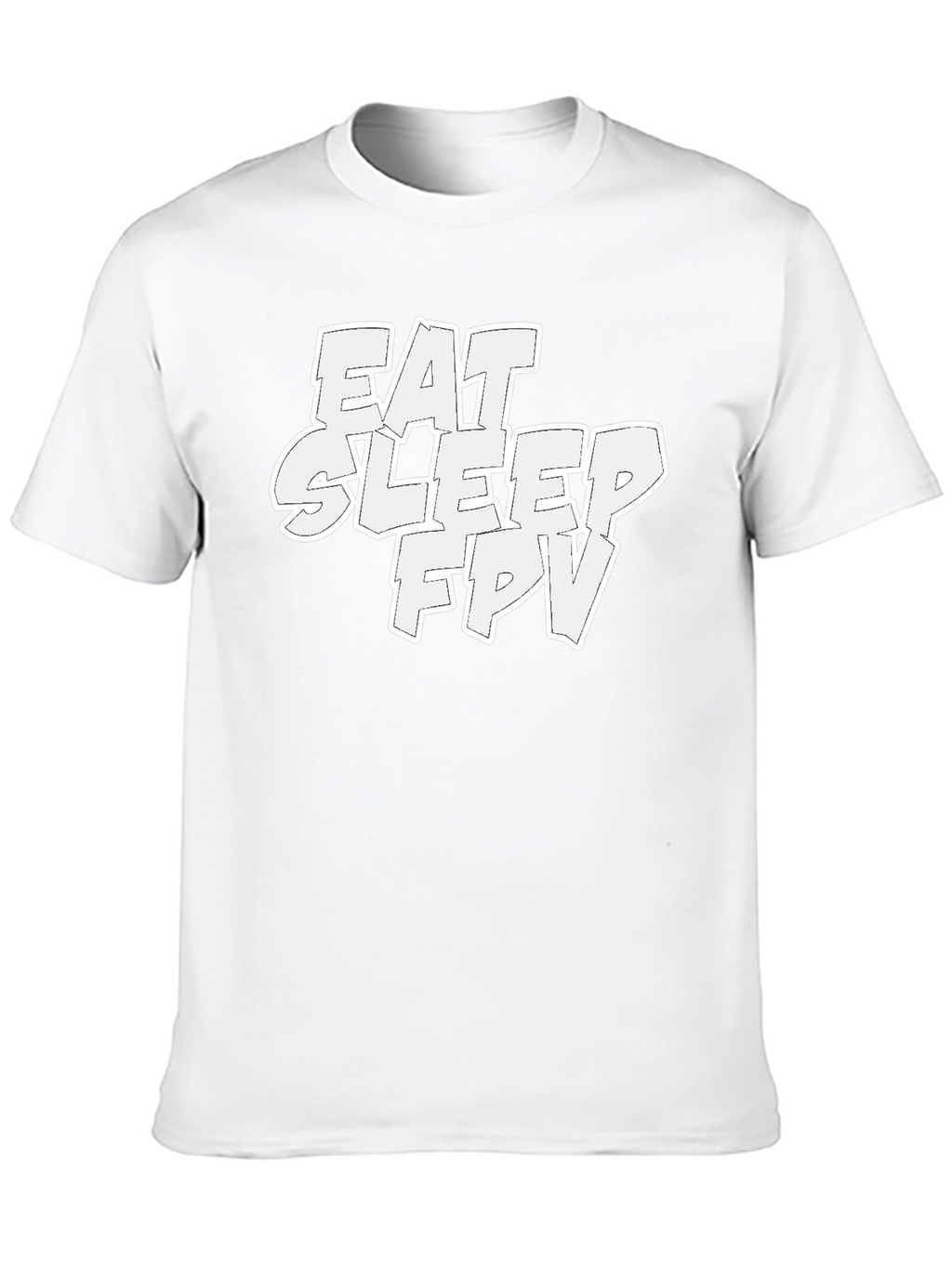 Eat Sleep FPV T-Shirt - Black Graphic Tee