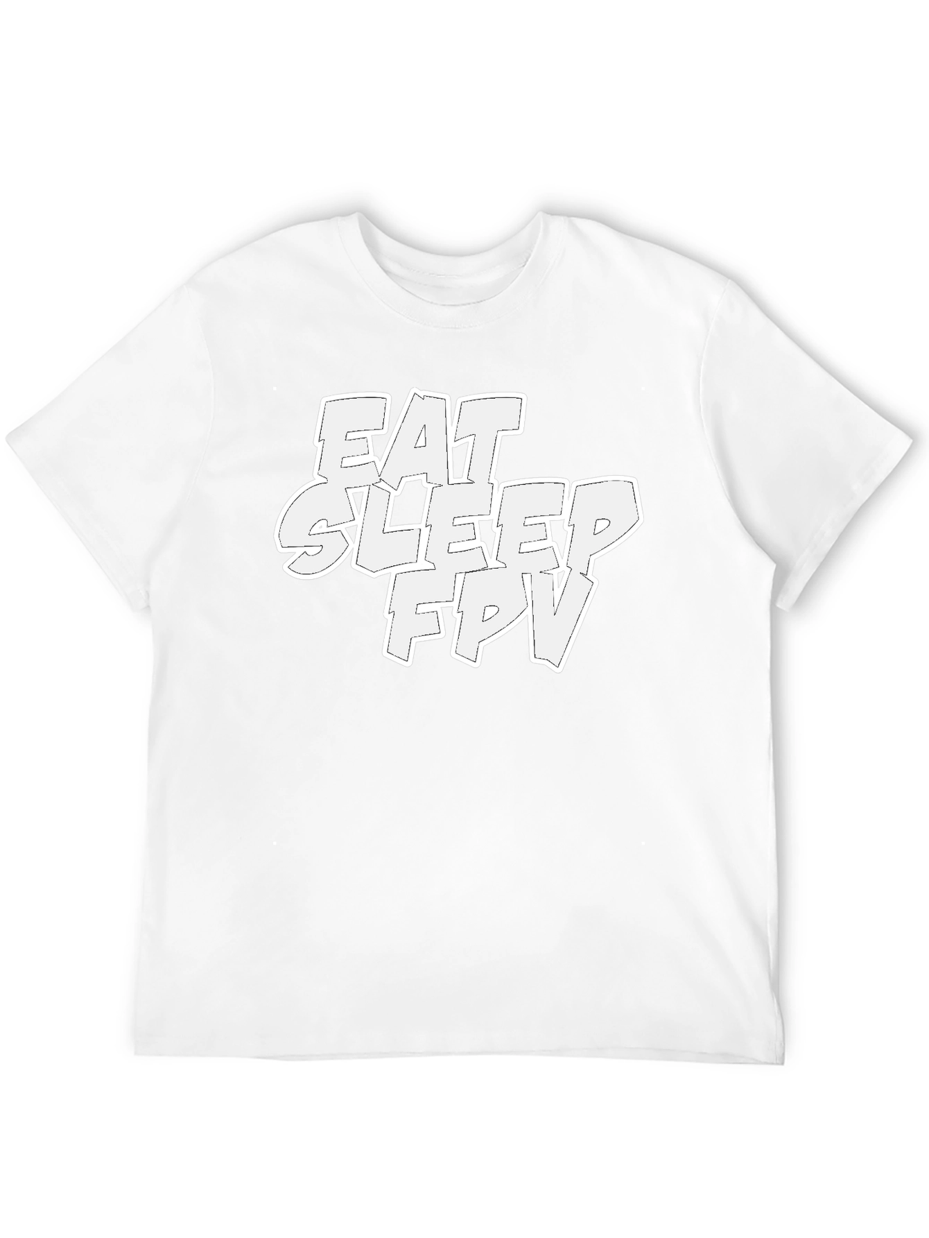 Eat Sleep FPV T-Shirt - Black Graphic Tee