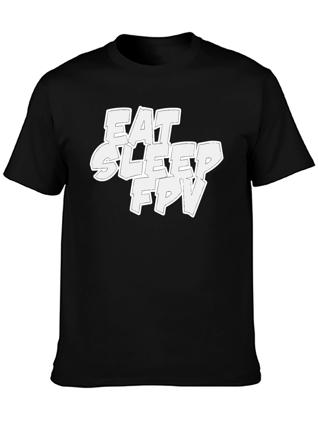 Eat Sleep FPV T-Shirt - Black Graphic Tee
