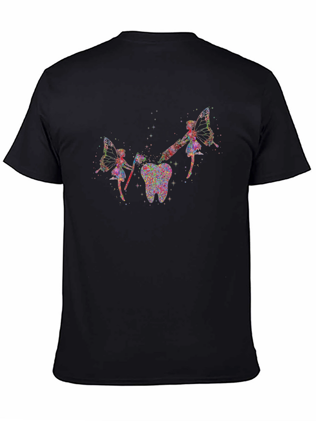 Tooth Fairy Graphic T-Shirt - Unique Dental Art Tee