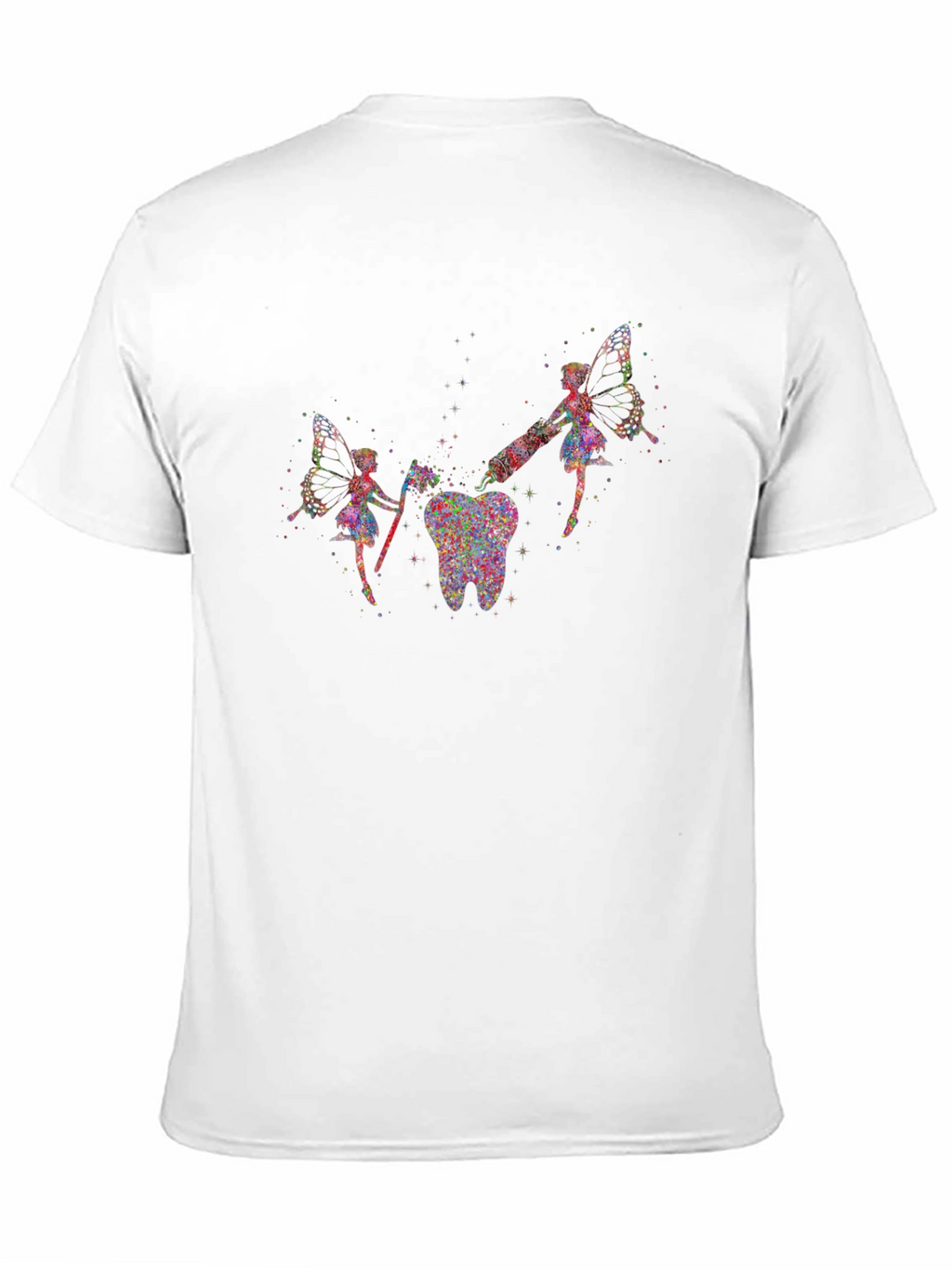 Tooth Fairy Graphic T-Shirt - Unique Dental Art Tee