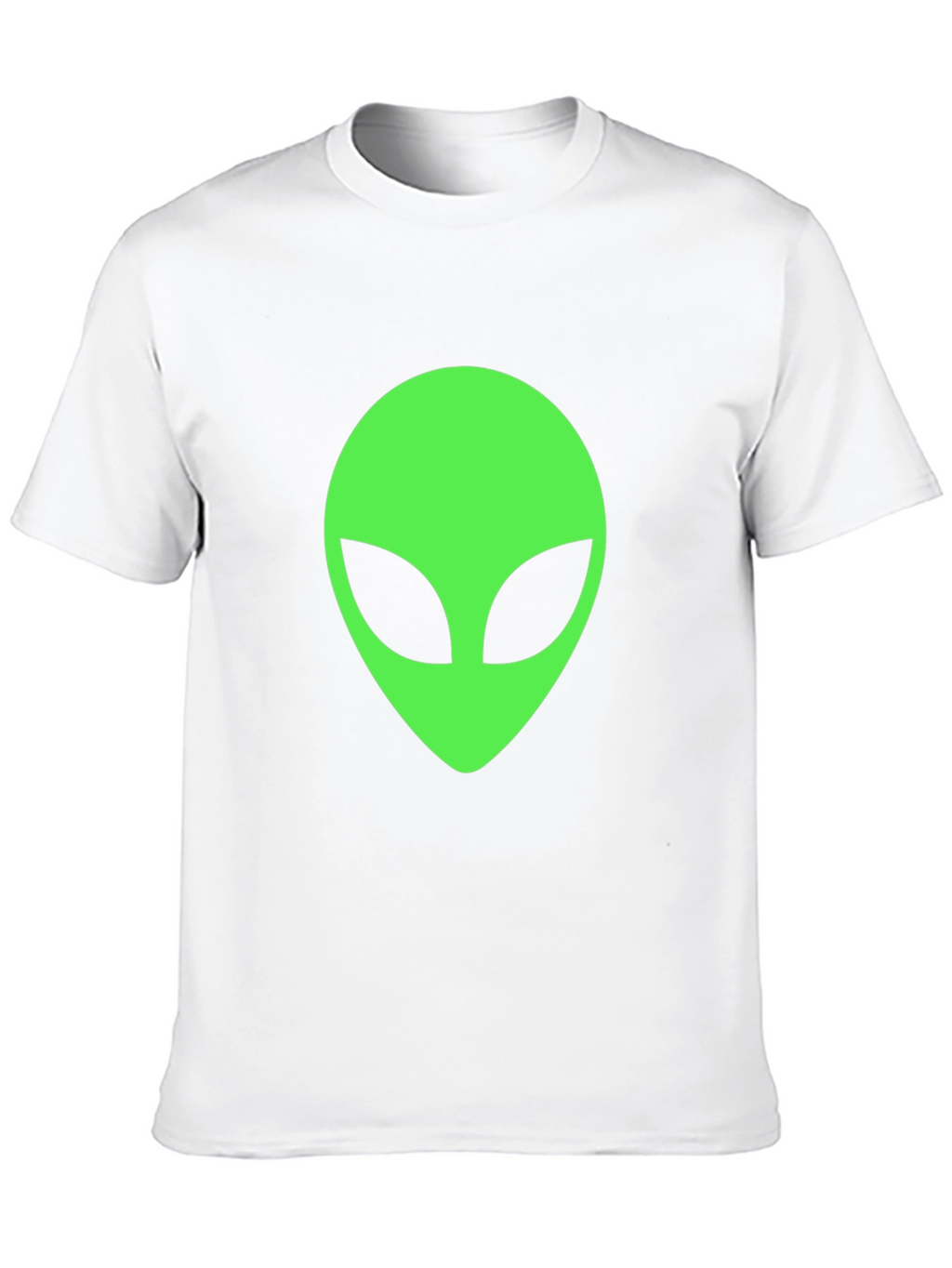 Alien Head Graphic T-Shirt - Classic Black