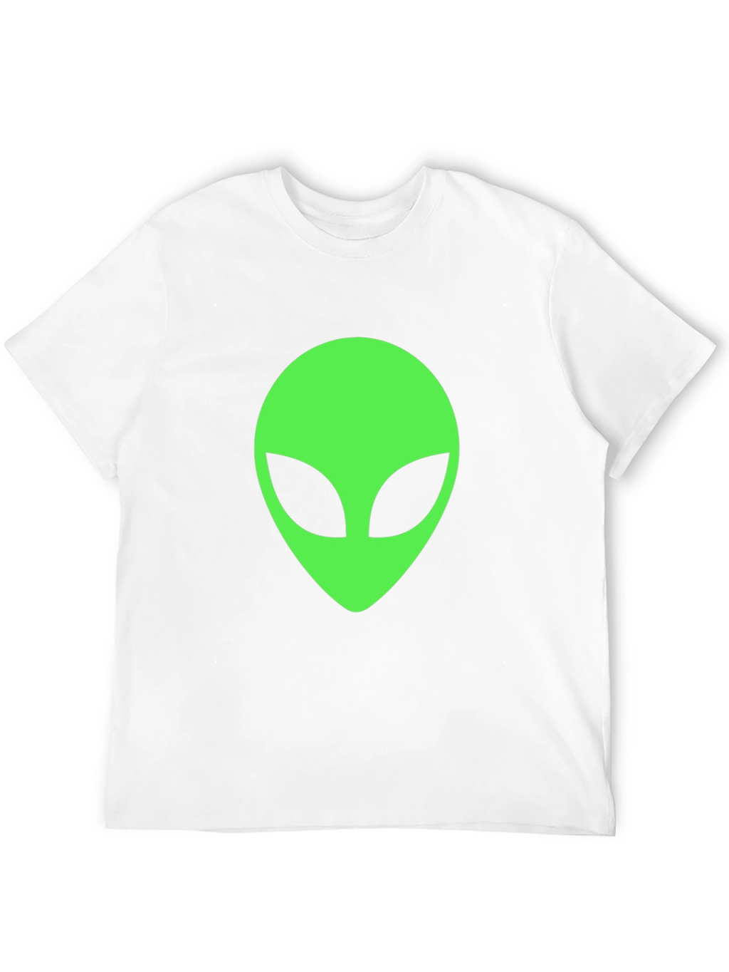 Alien Head Graphic T-Shirt - Classic Black