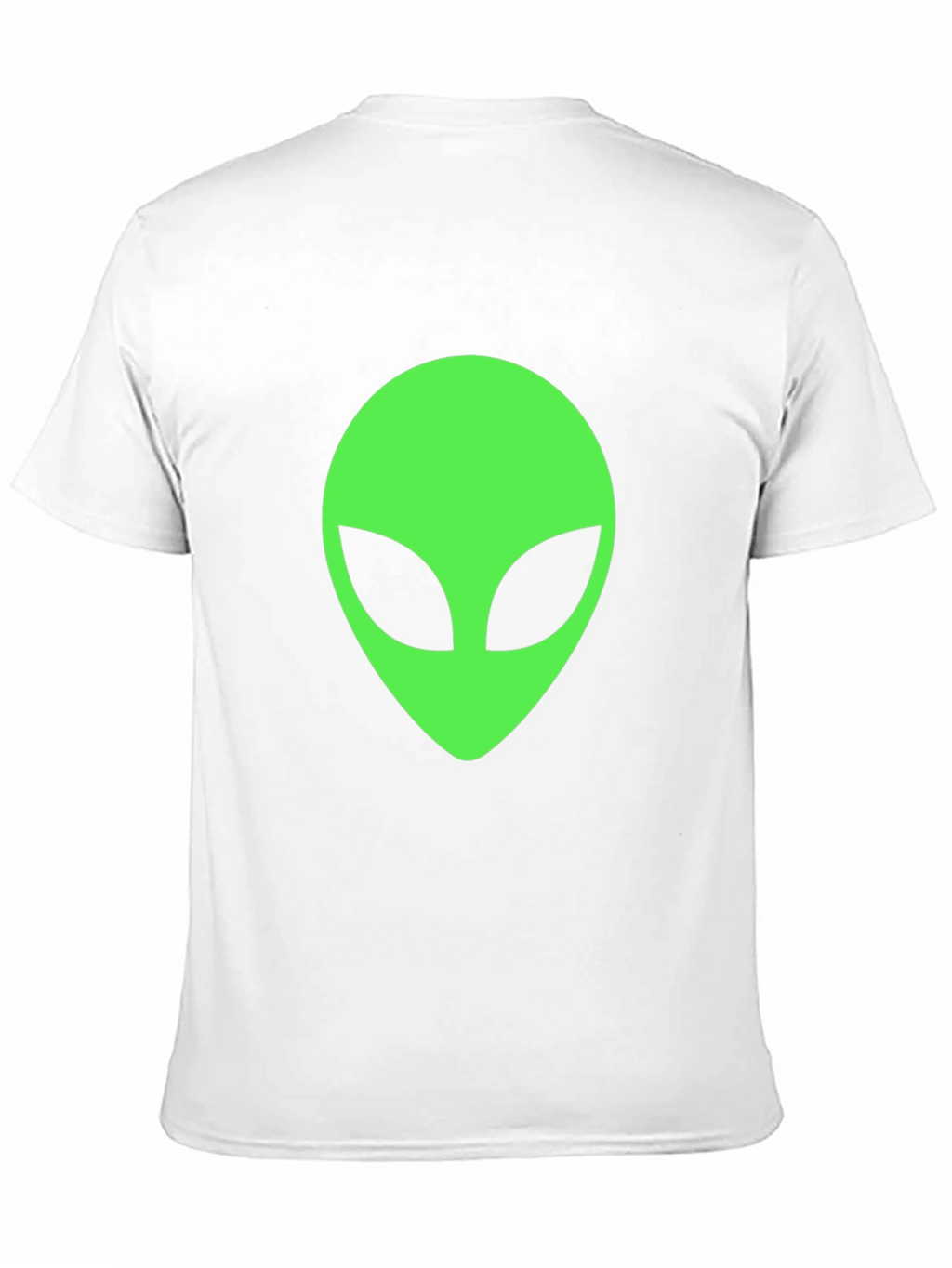Alien Head Graphic T-Shirt - Classic Black